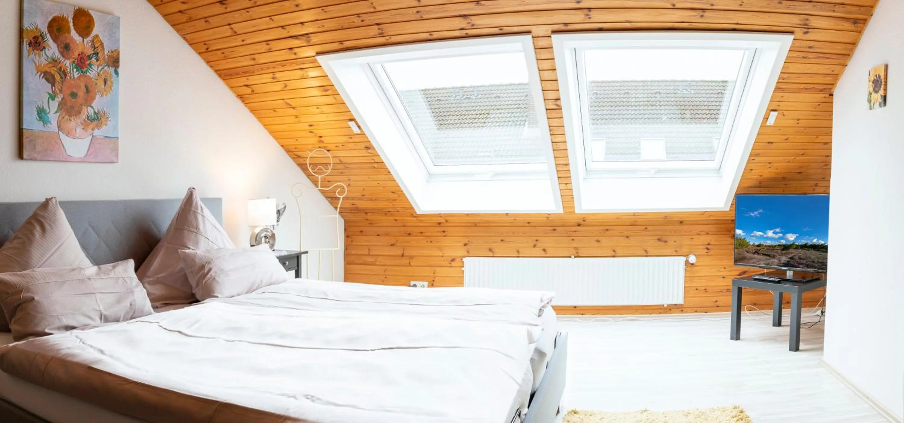 Bedroom, Bed in Haus Roseneck mit gratis Zugang zur Jod-Sole-Therme