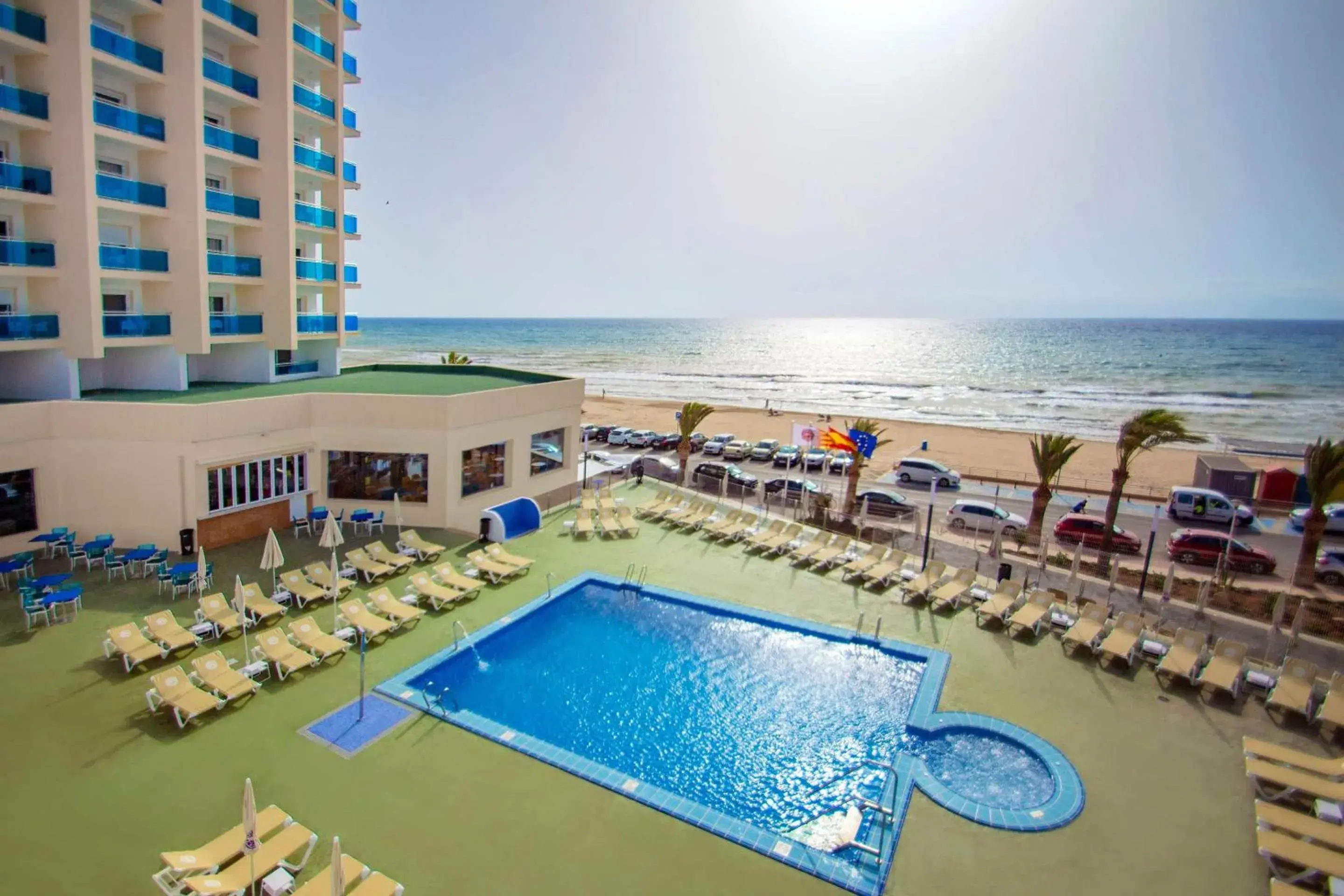 Swimming pool in Hotel Servigroup Koral Beach 4 Sup Swimming pool in Hotel Servigroup Koral Beach 4 Sup