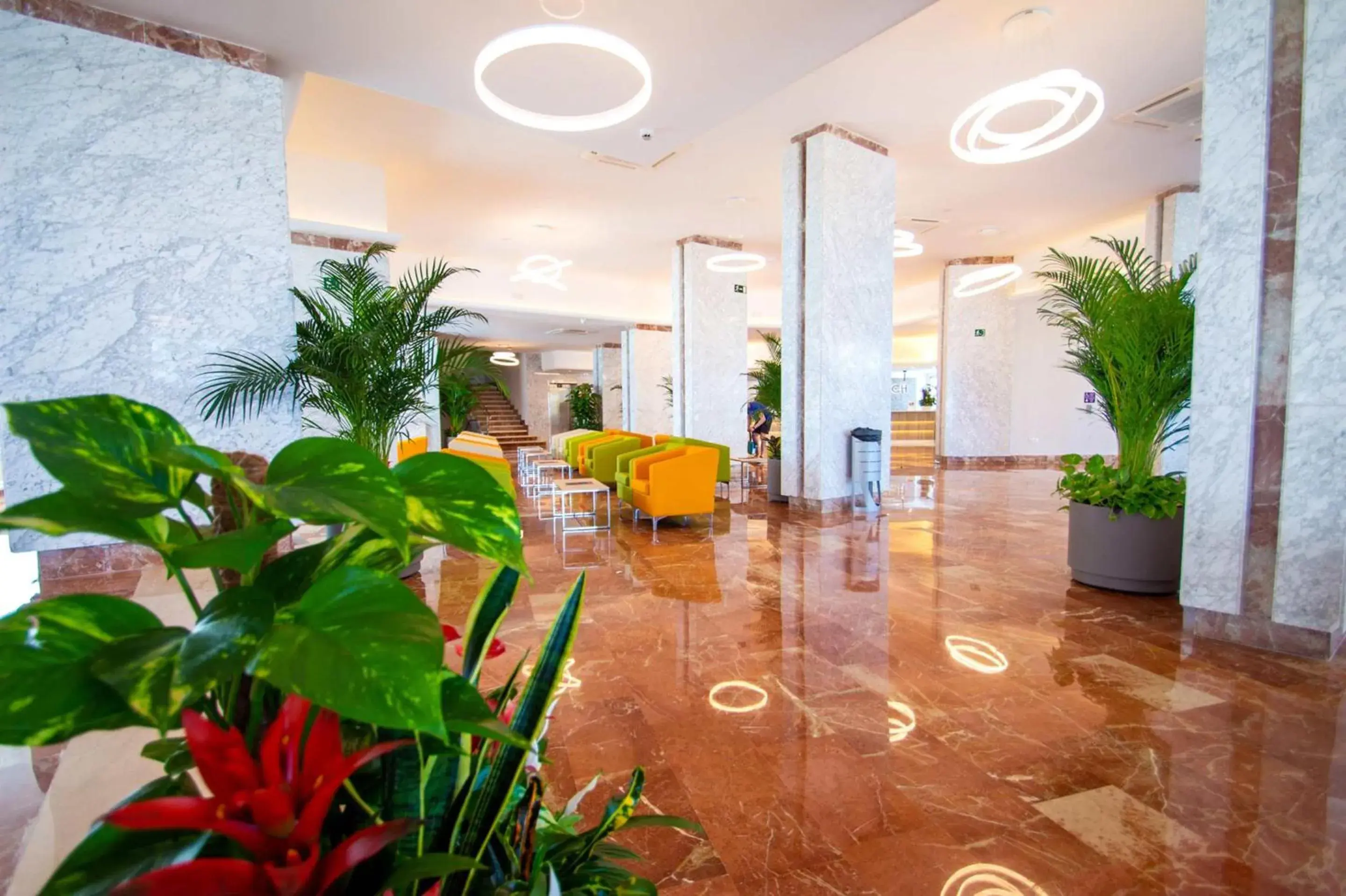 Lobby or reception in Hotel Servigroup Koral Beach 4 Sup Lobby or reception in Hotel Servigroup Koral Beach 4 Sup