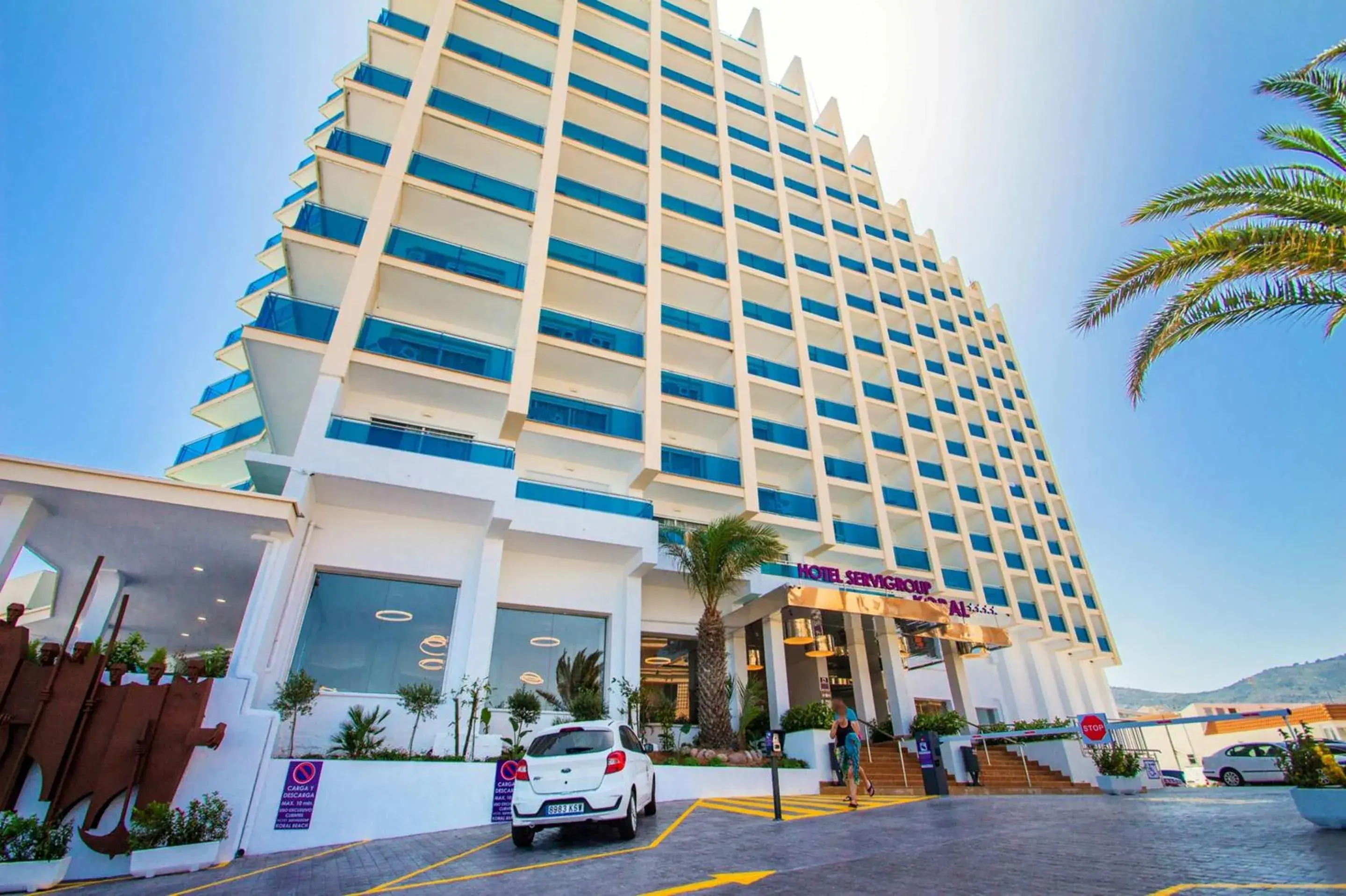 Property building in Hotel Servigroup Koral Beach 4 Sup Property building in Hotel Servigroup Koral Beach 4 Sup