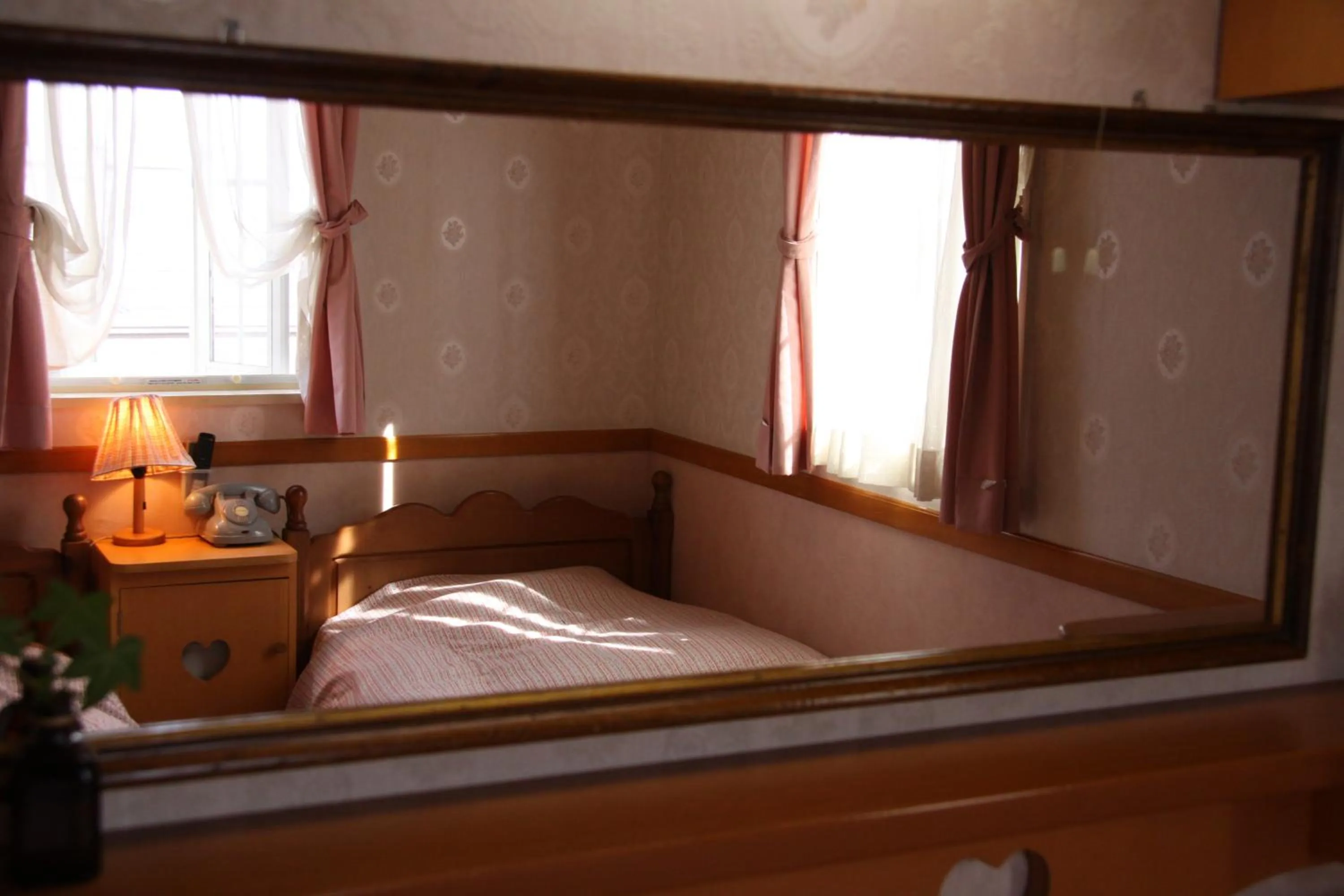 Bed in Pension Yumekukan