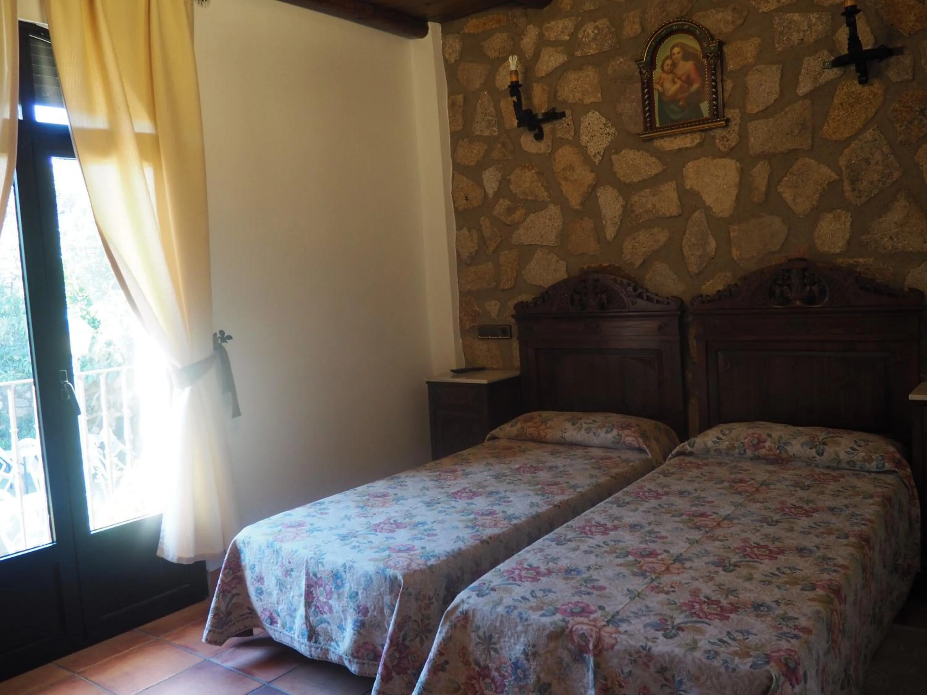 Bed in Hotel Rural El Convento