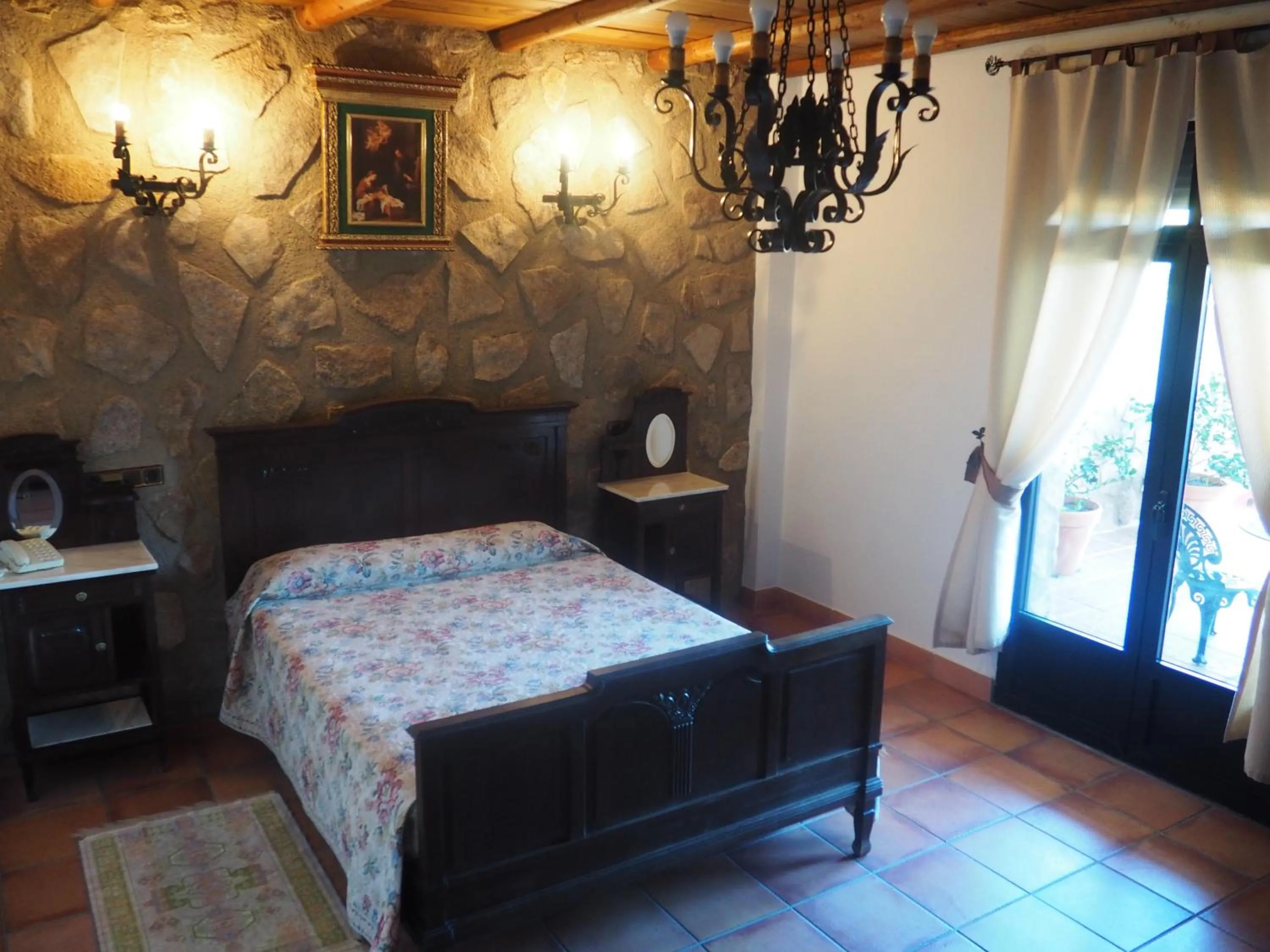 Bed in Hotel Rural El Convento