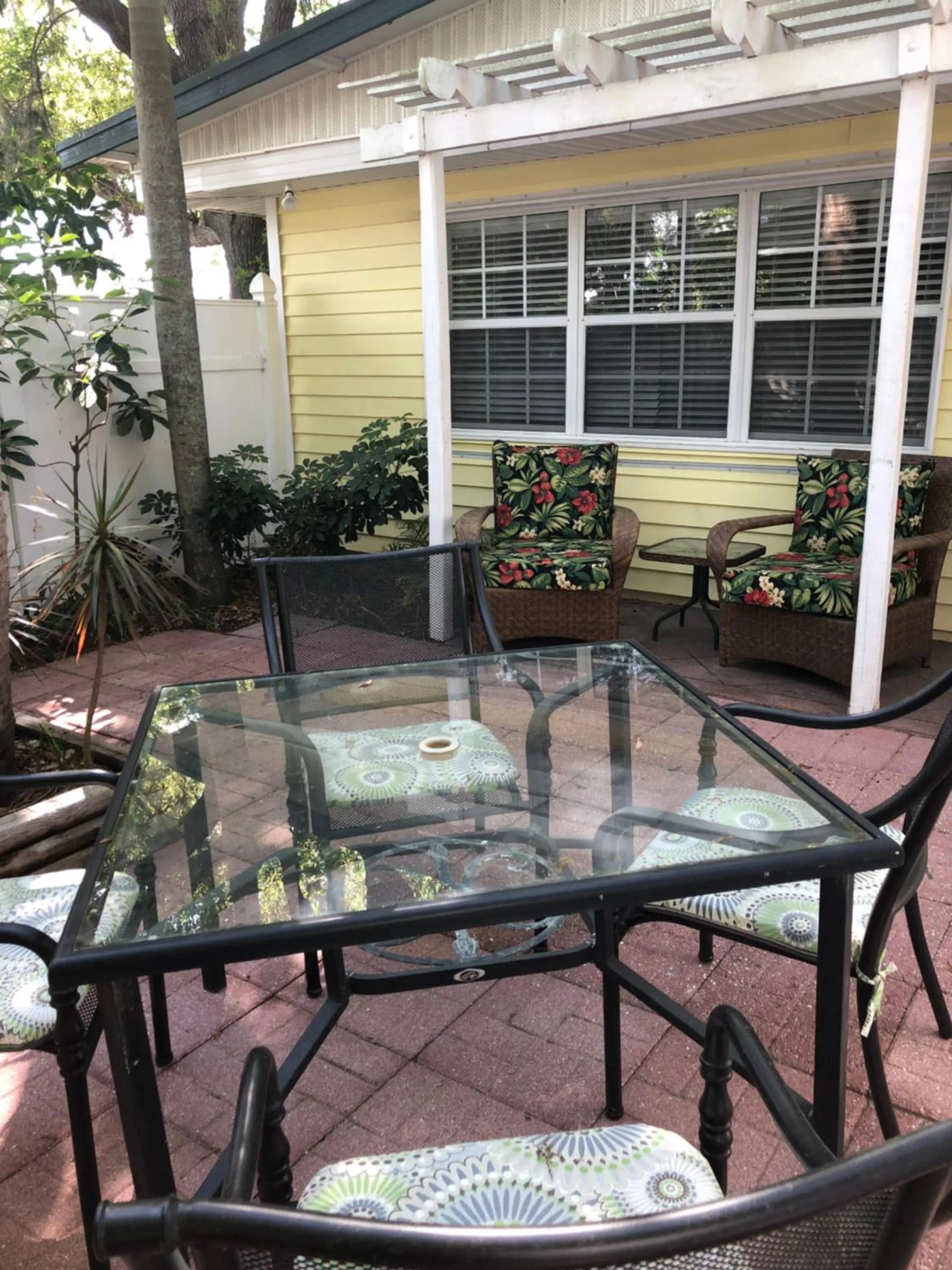 Patio in Pirates Pointe Resort