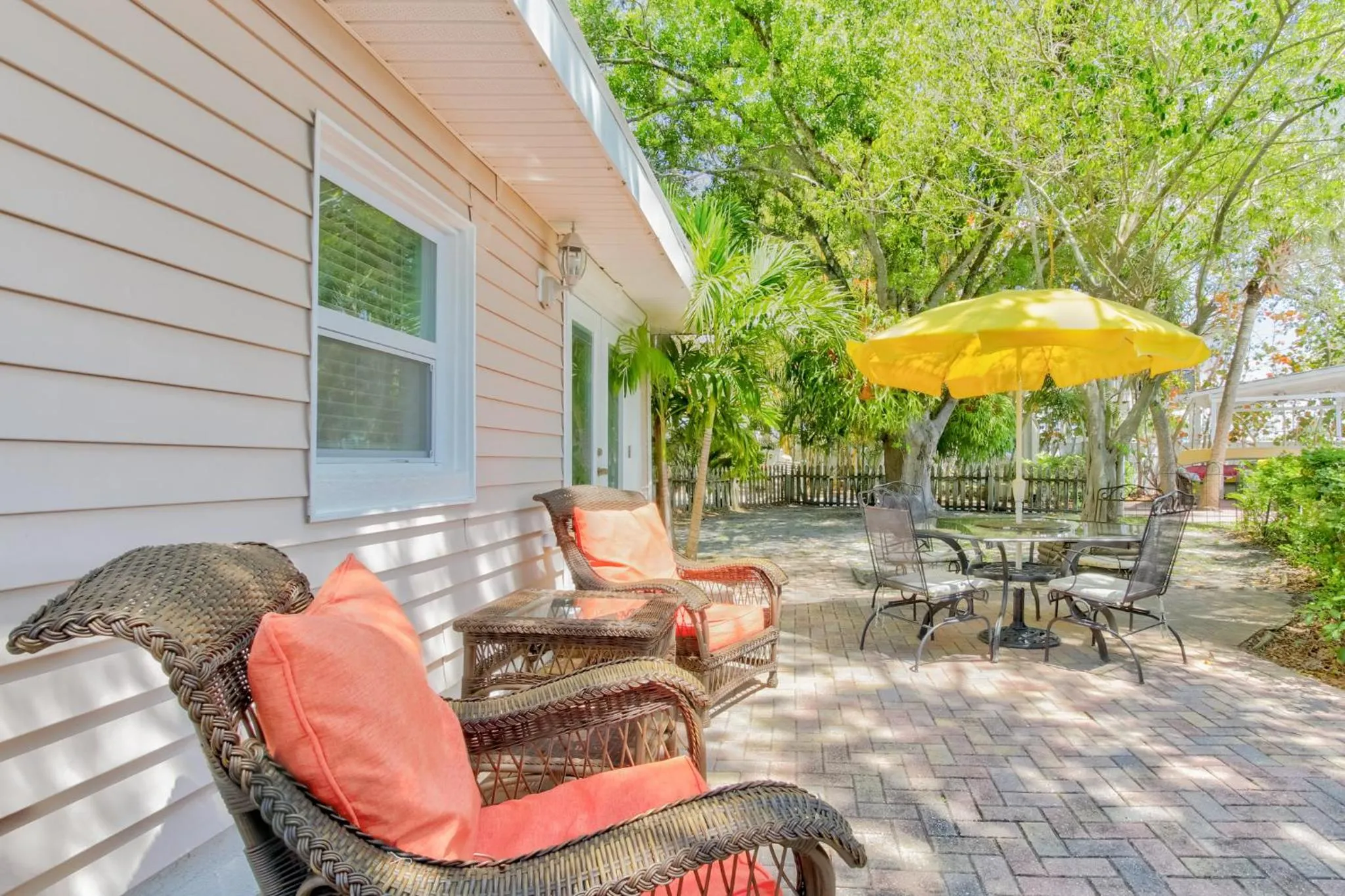 Patio in Pirates Pointe Resort