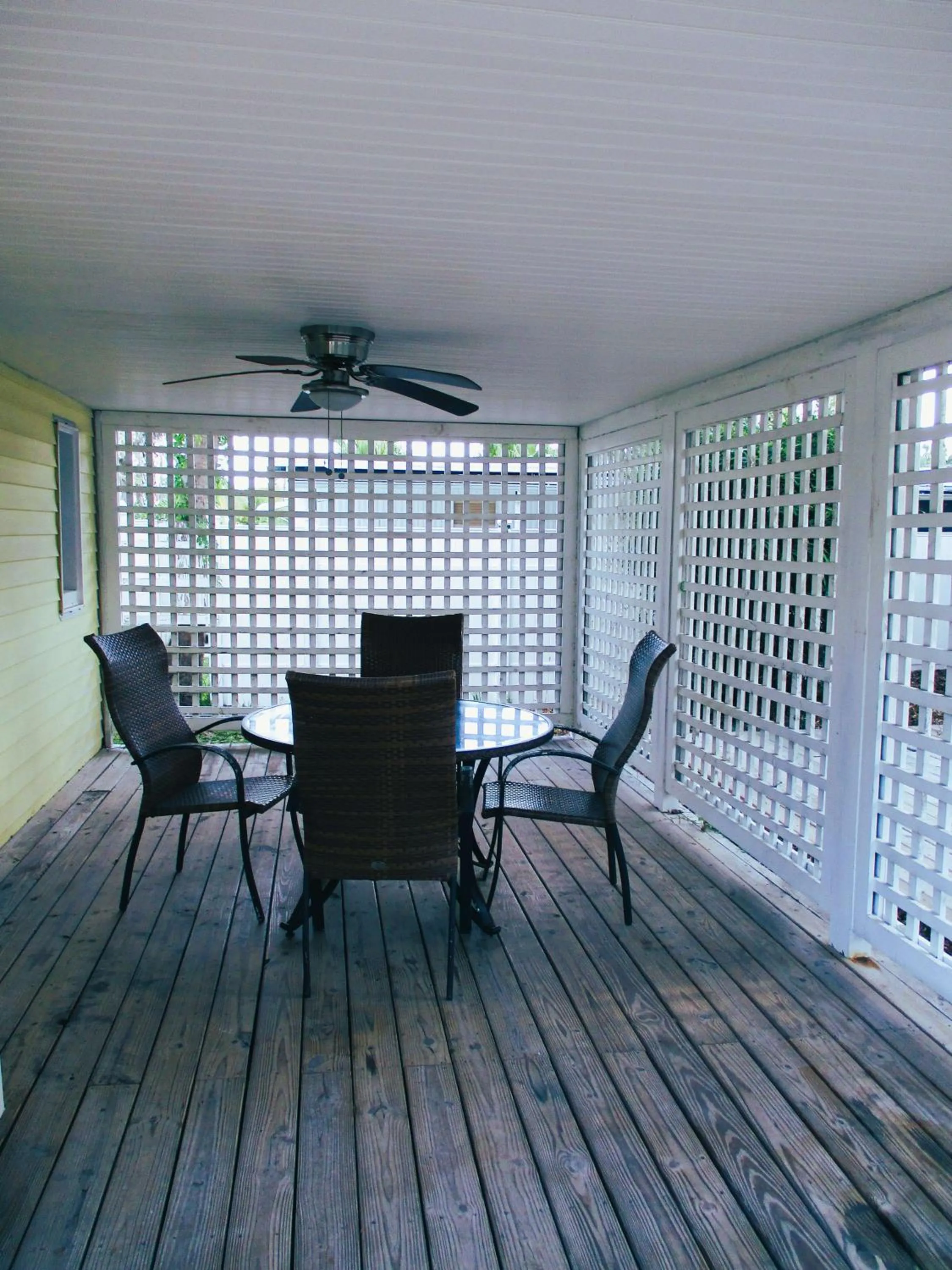 Patio in Pirates Pointe Resort