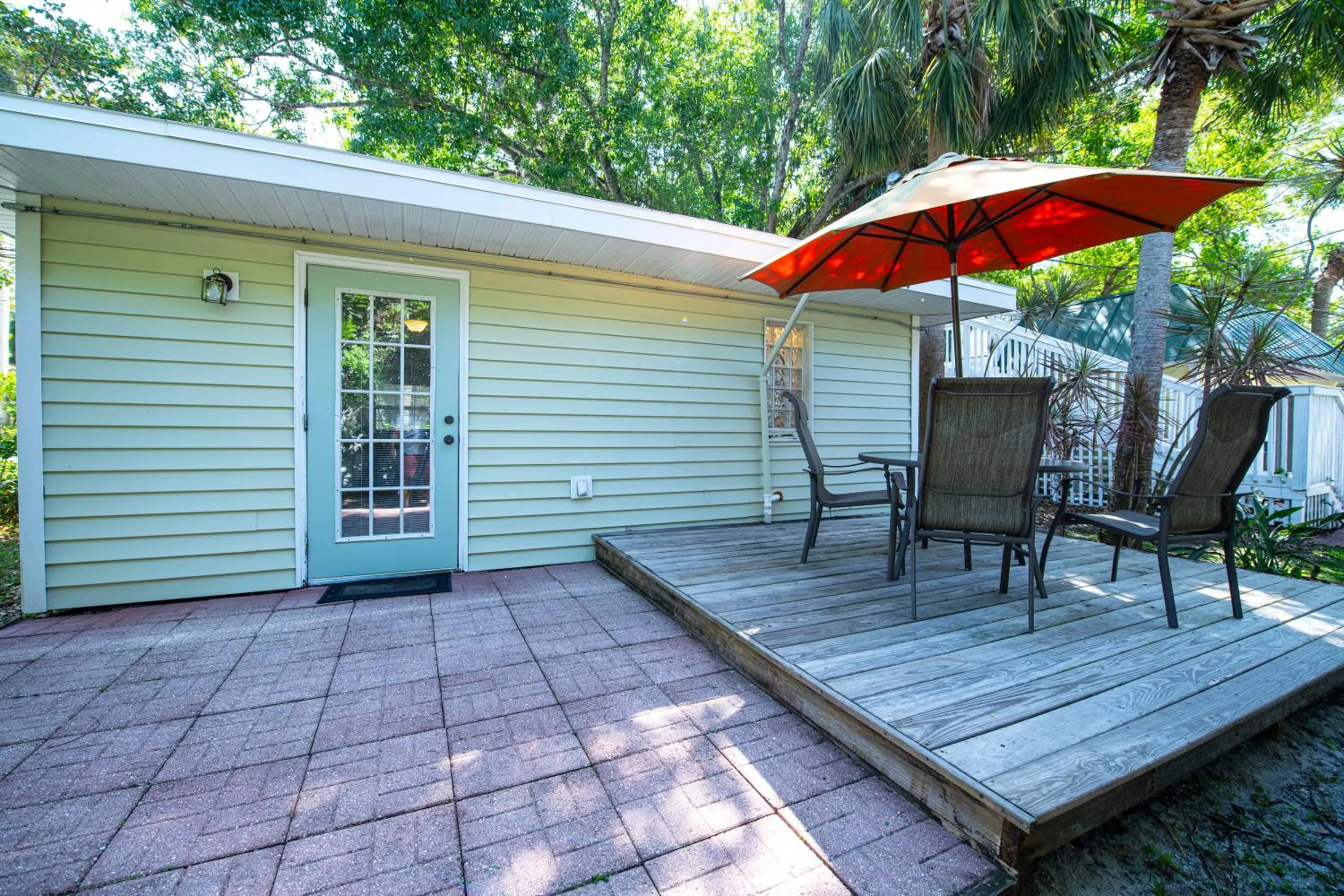 Patio in Pirates Pointe Resort