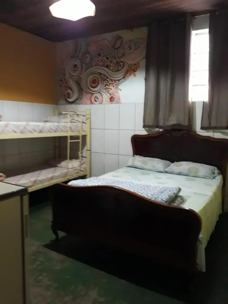Bed in Pousada Mirante das Pedras