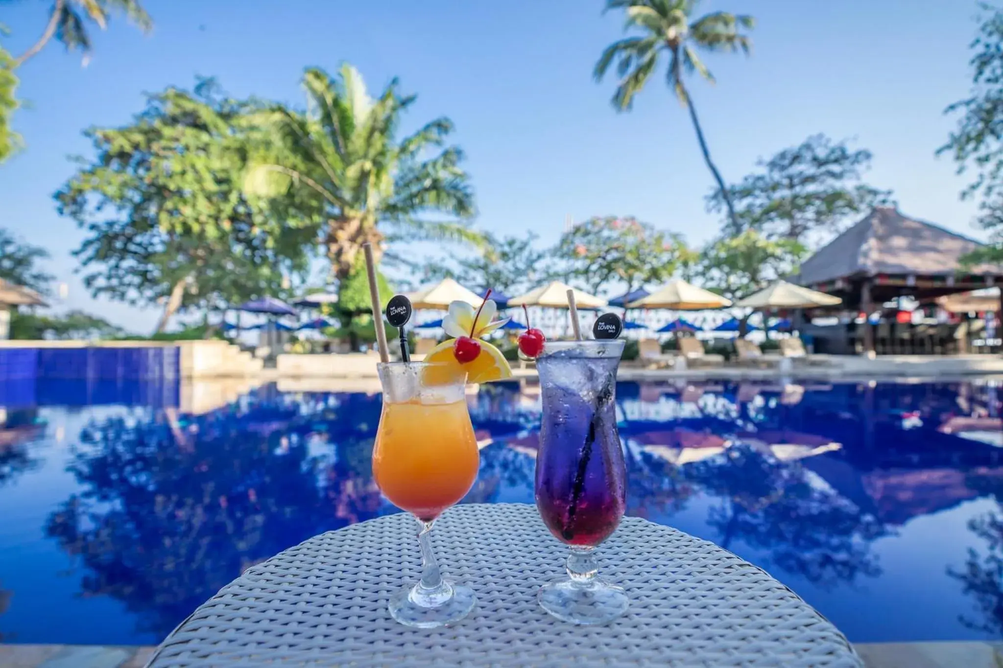 Pool view in The Lovina Pool view in The Lovina
