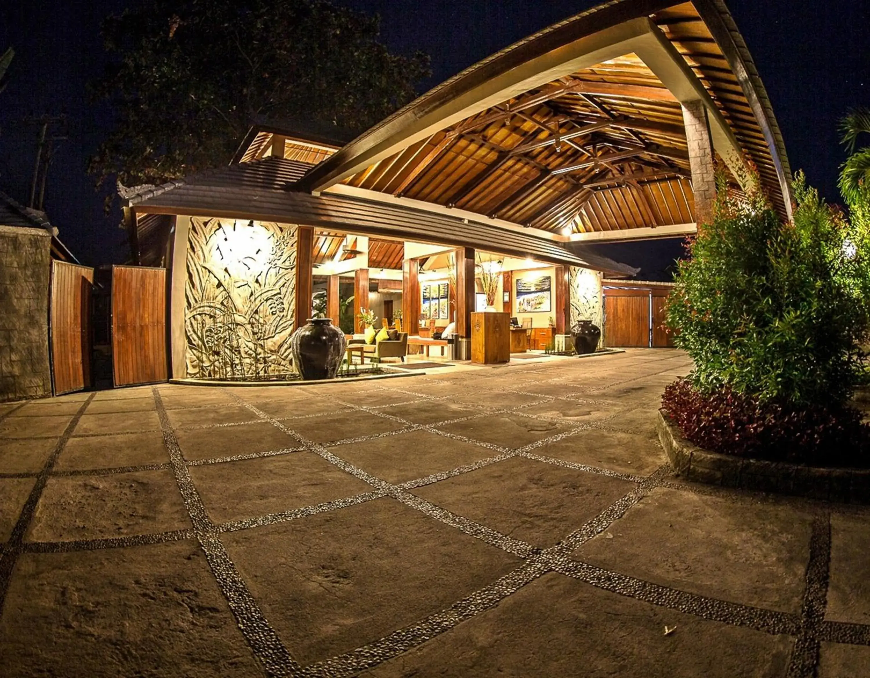 Lobby or reception in The Lovina Lobby or reception in The Lovina