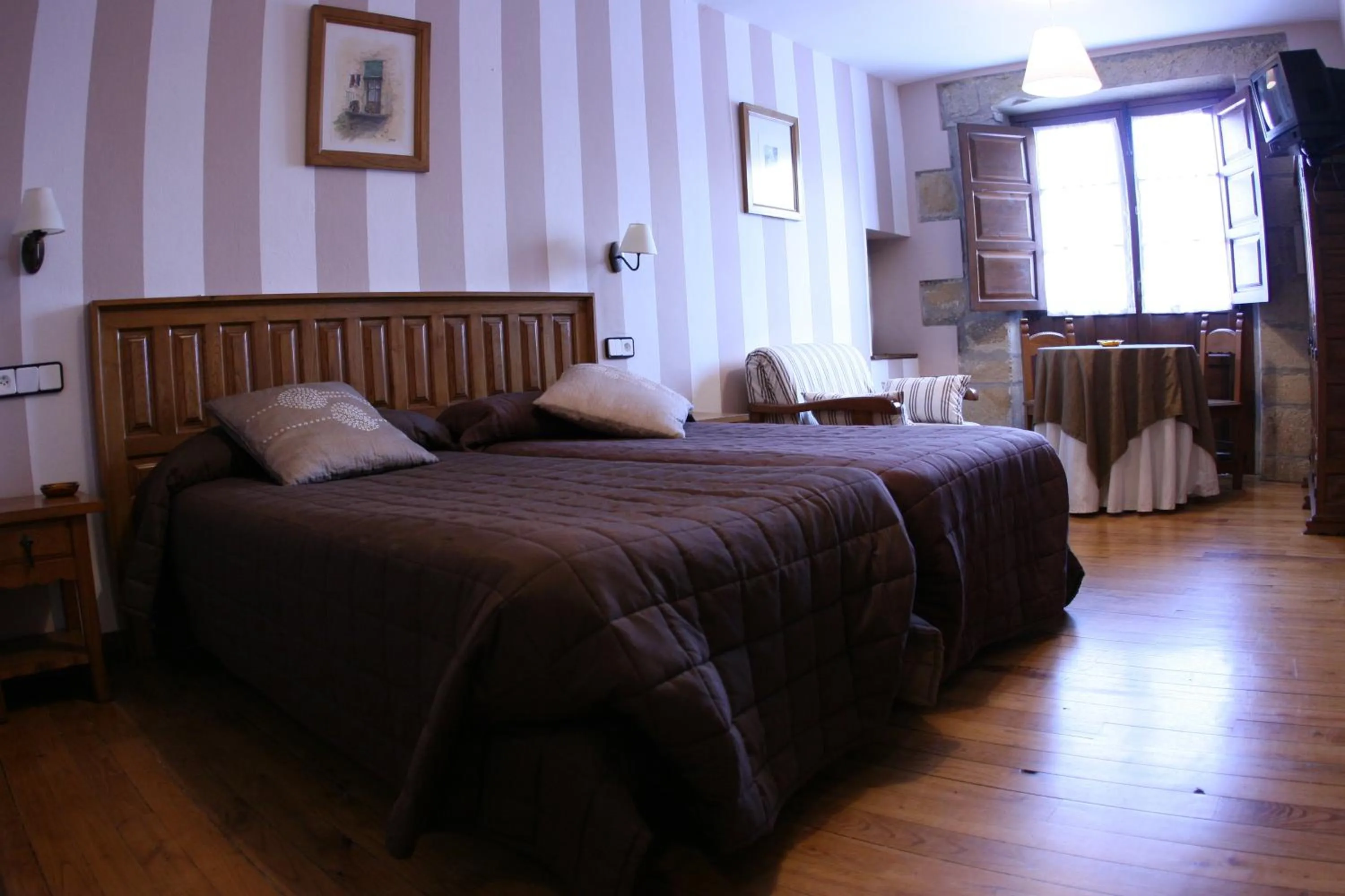 Bed in Posada Santa Juliana