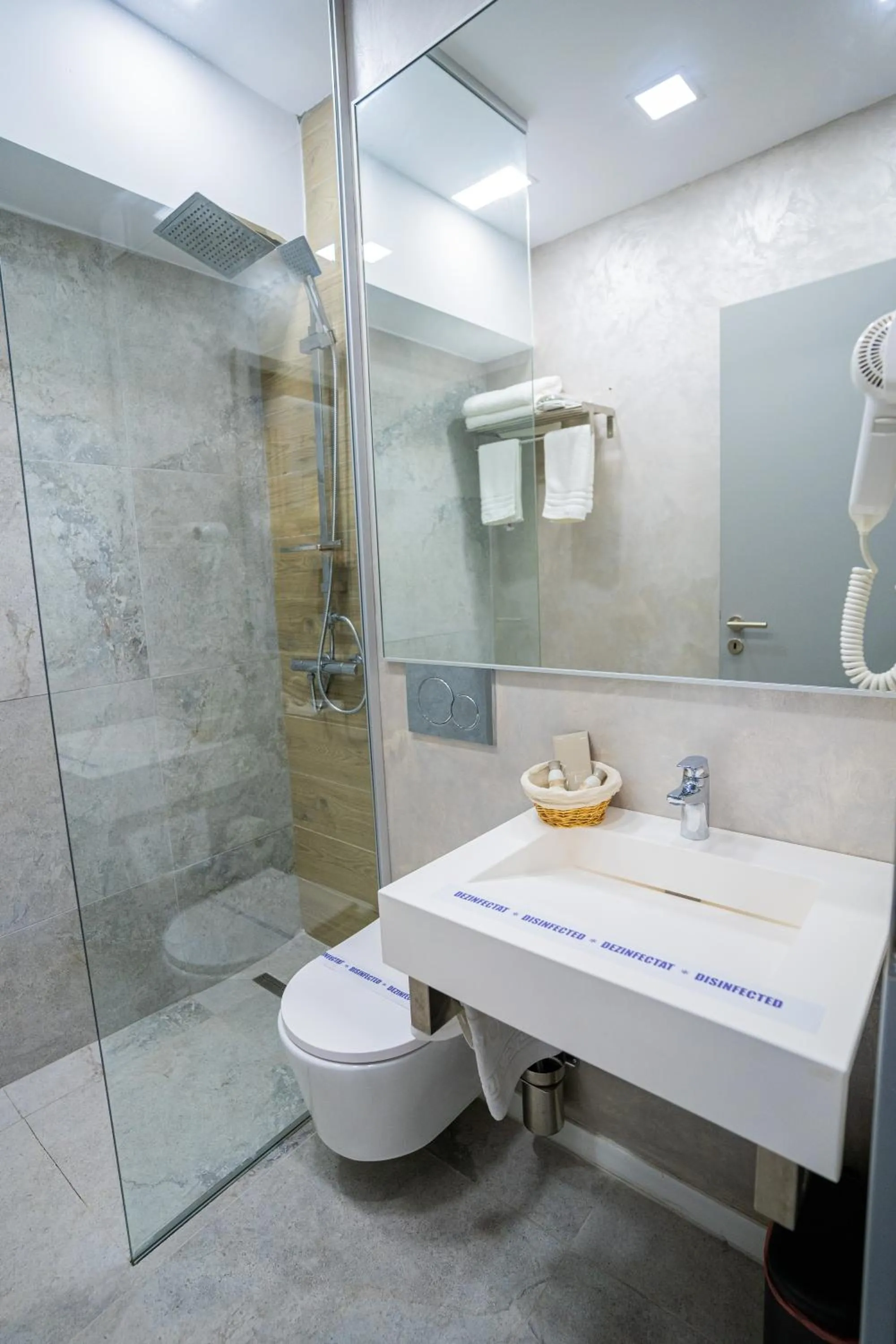 Shower in Hotel Prestige