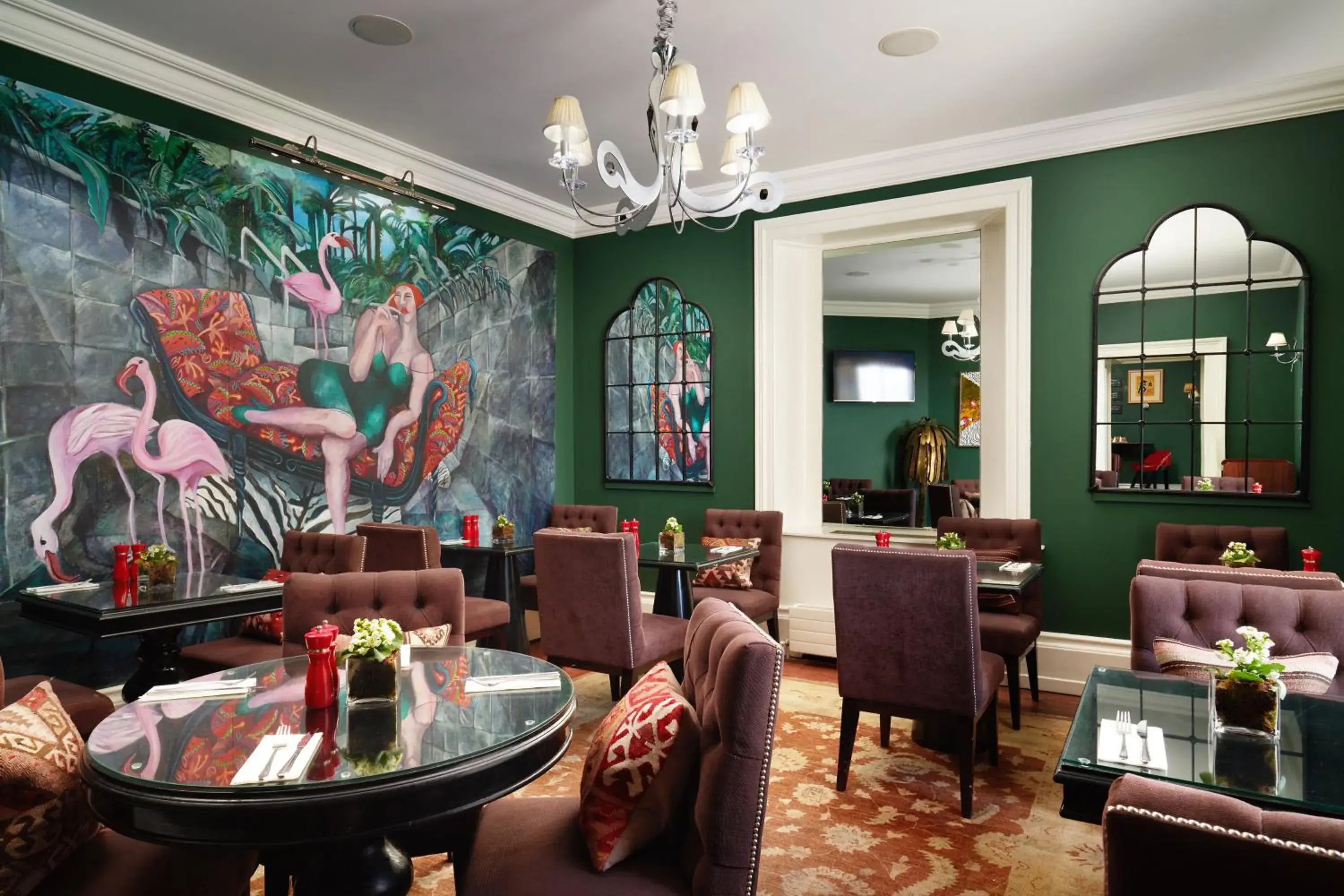 Lounge or bar in The Lodge at Ashford Castle Lounge or bar in The Lodge at Ashford Castle