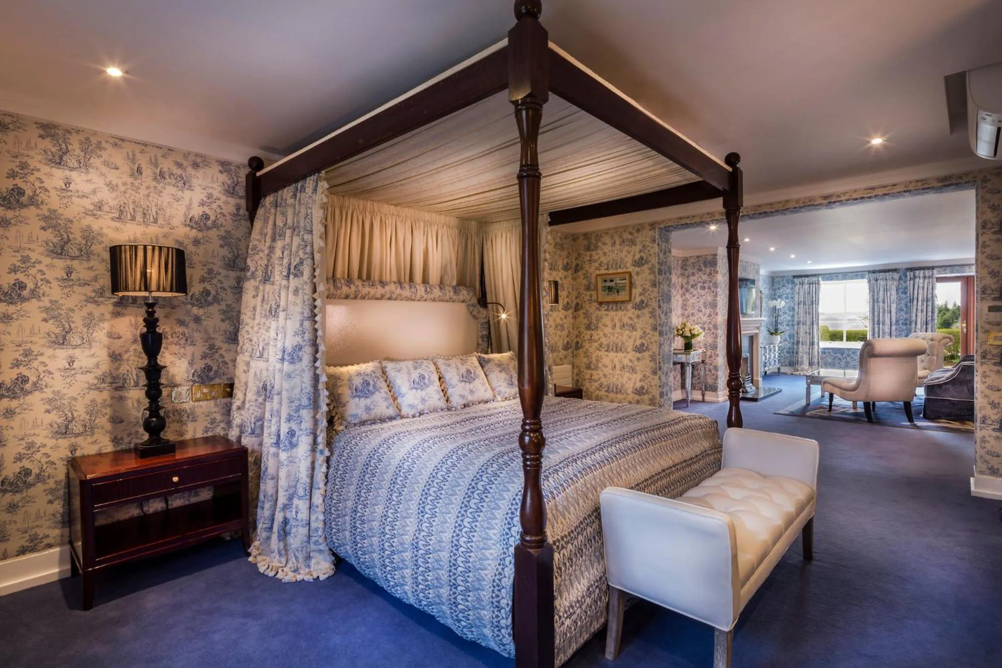 Bedroom, Bed in The Lodge at Ashford Castle