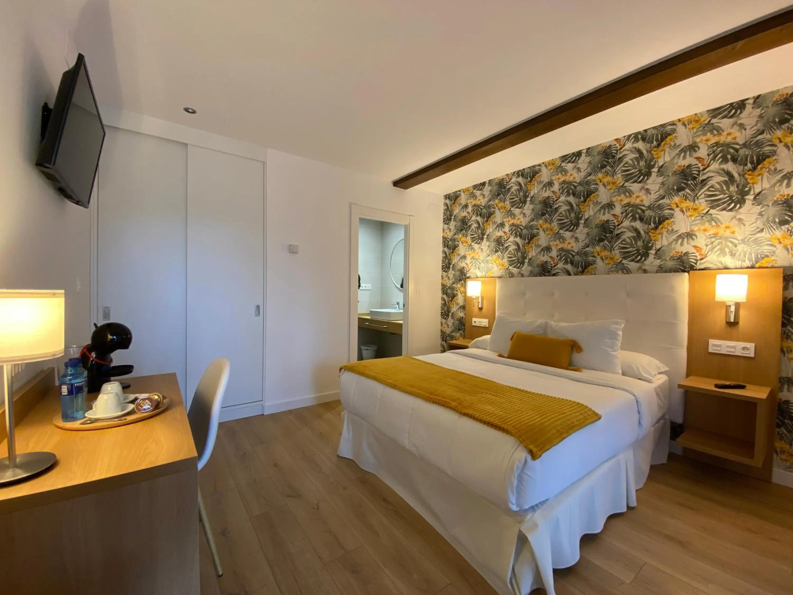 Bed in Hotel Rural - El Rincón de Don Pelayo