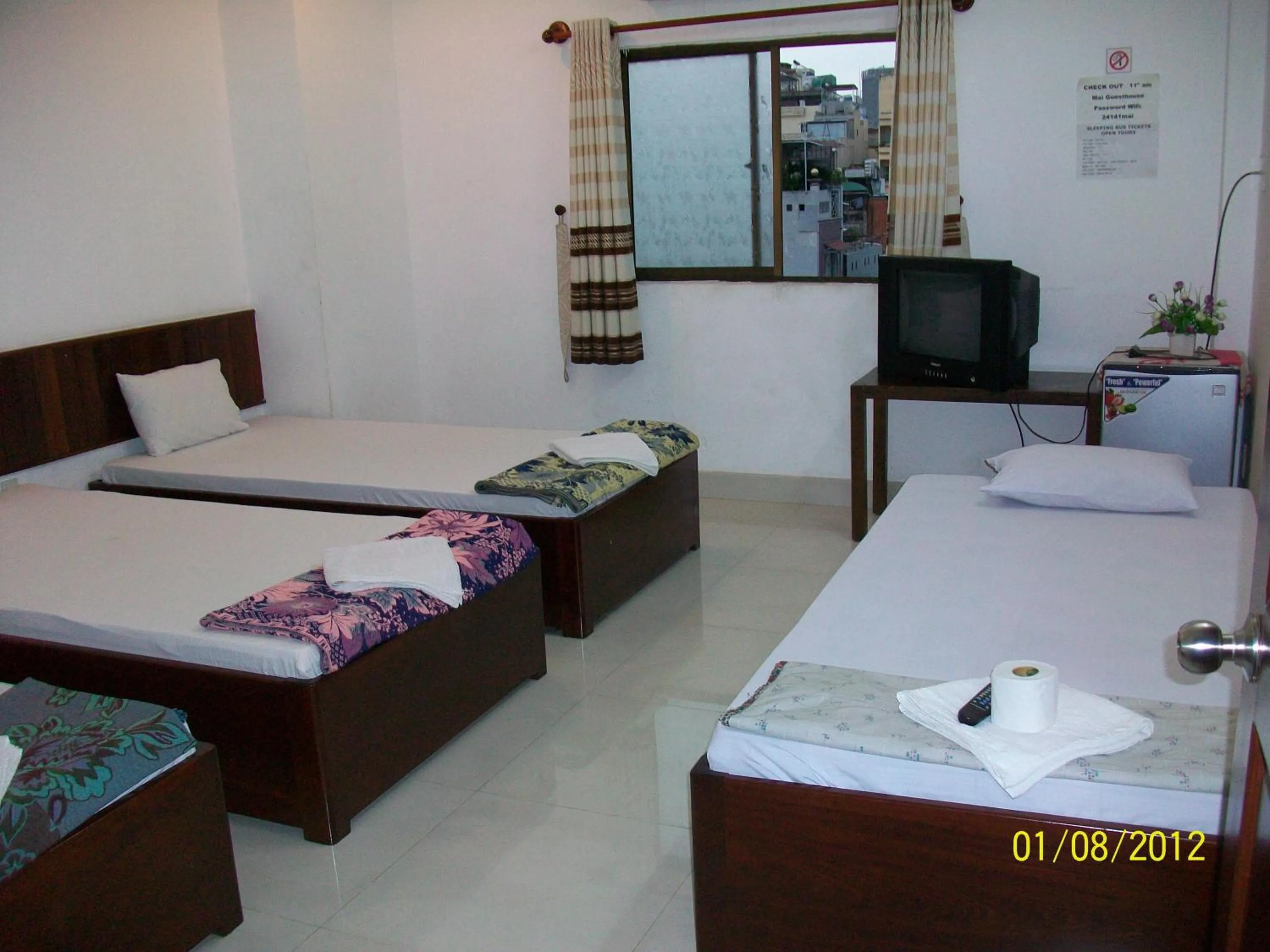 Bed in Mai Guest House