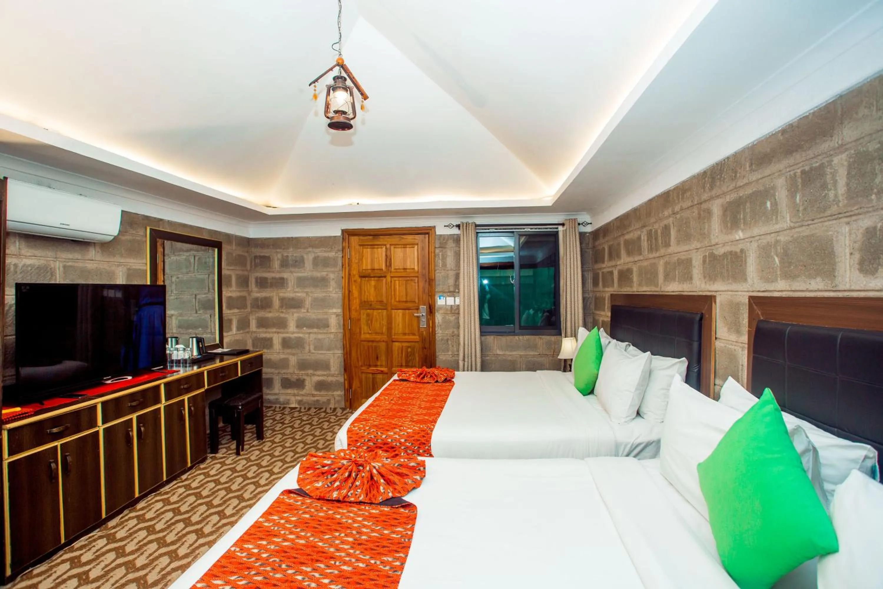 Bed in Fun Retreat Resort, Hotel and Ayurveda Spa