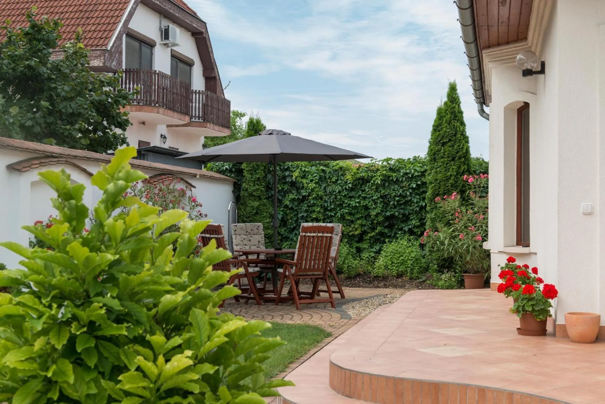 Garden in Hajdu Apartman 2.