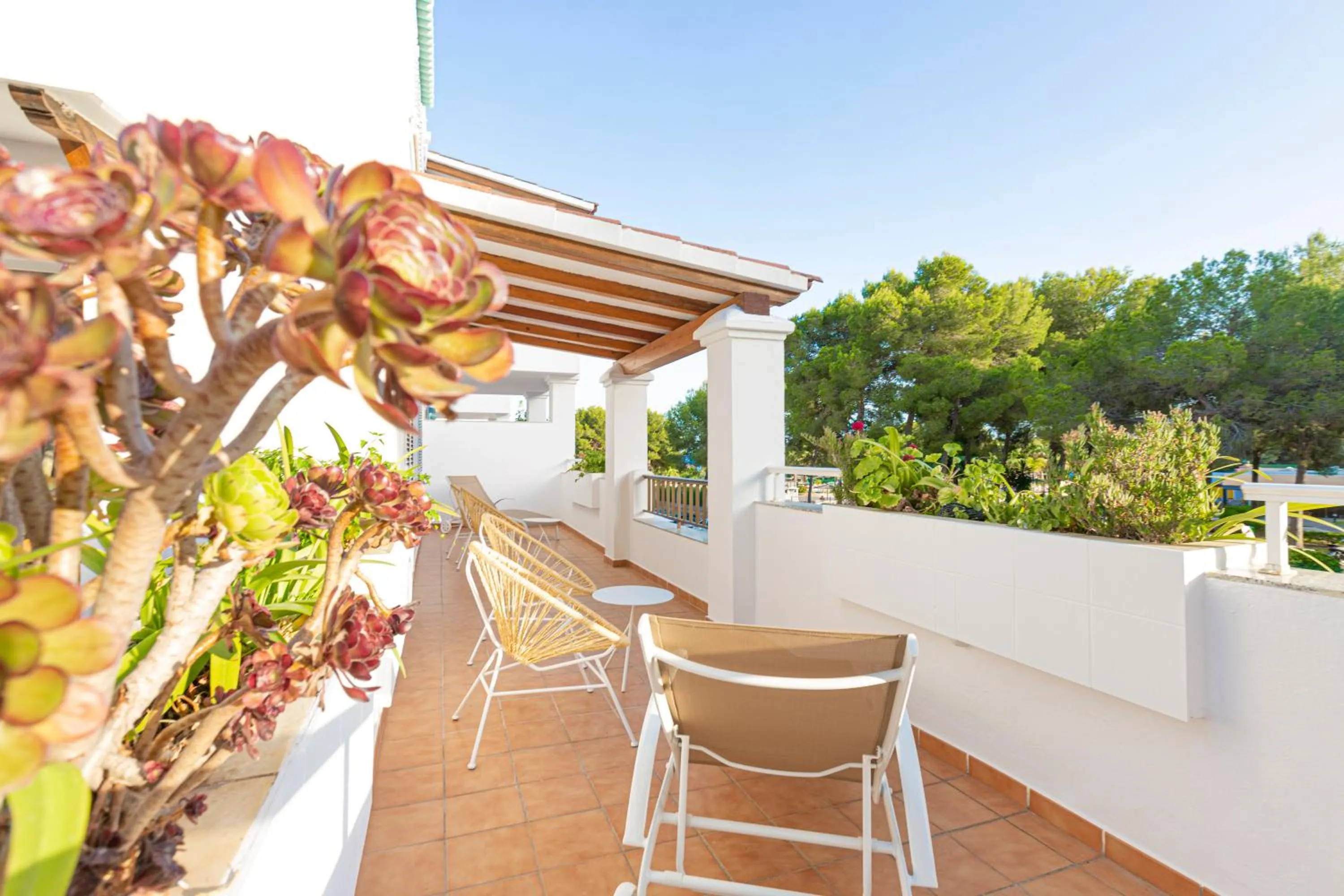 Balcony/Terrace in Apartamentos Los Arcos
