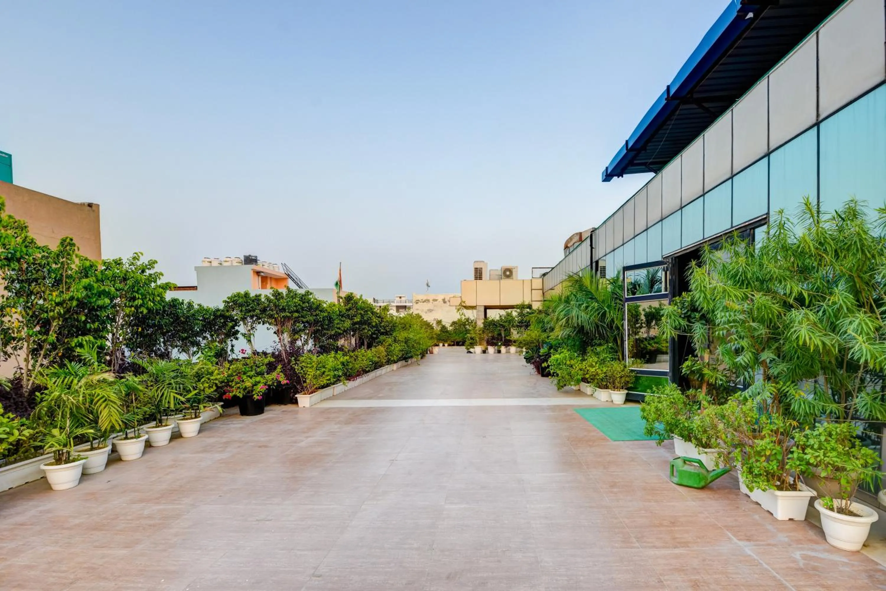 Garden view in Airport Hotel Grand