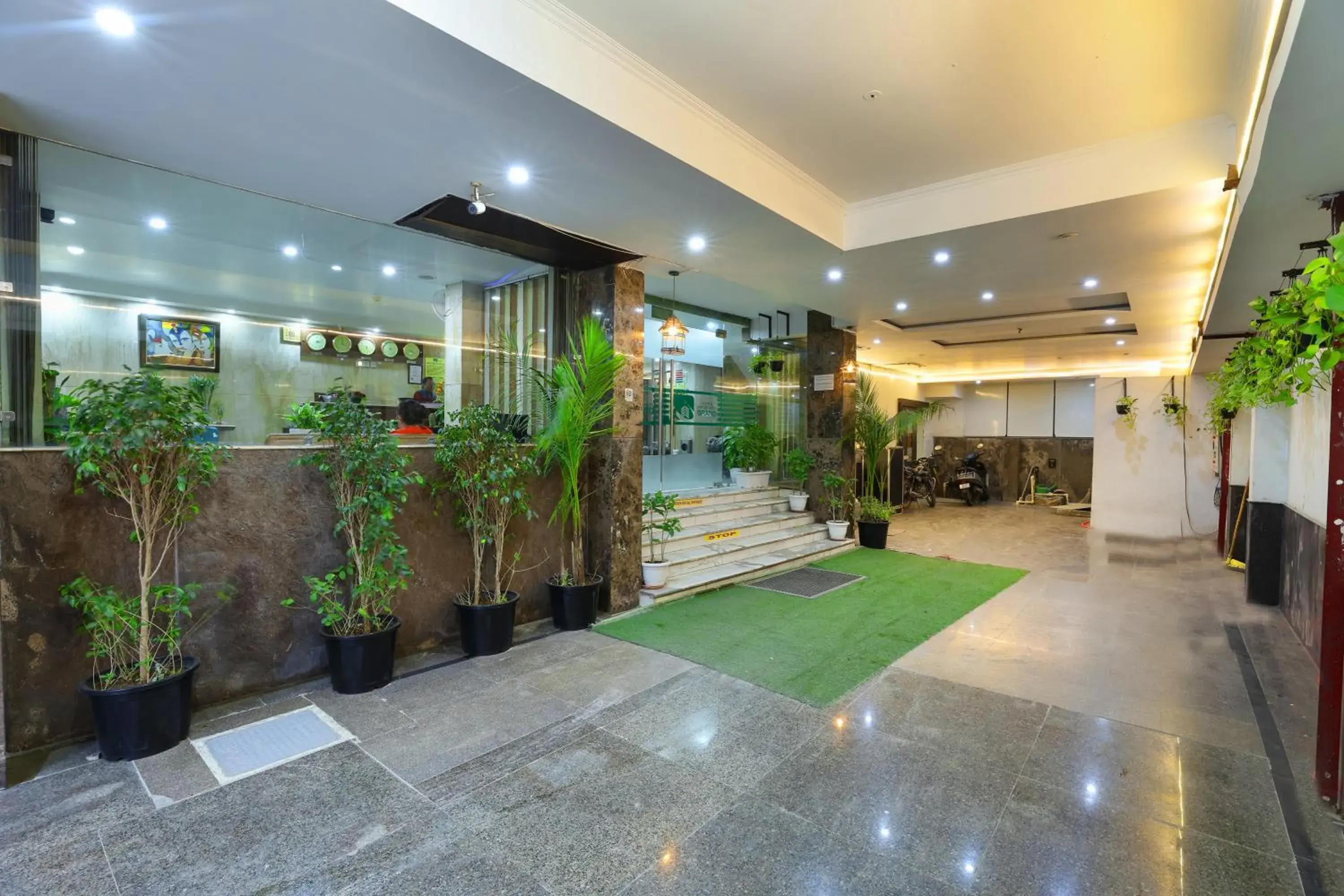 Lobby or reception in Airport Hotel Grand Lobby or reception in Airport Hotel Grand