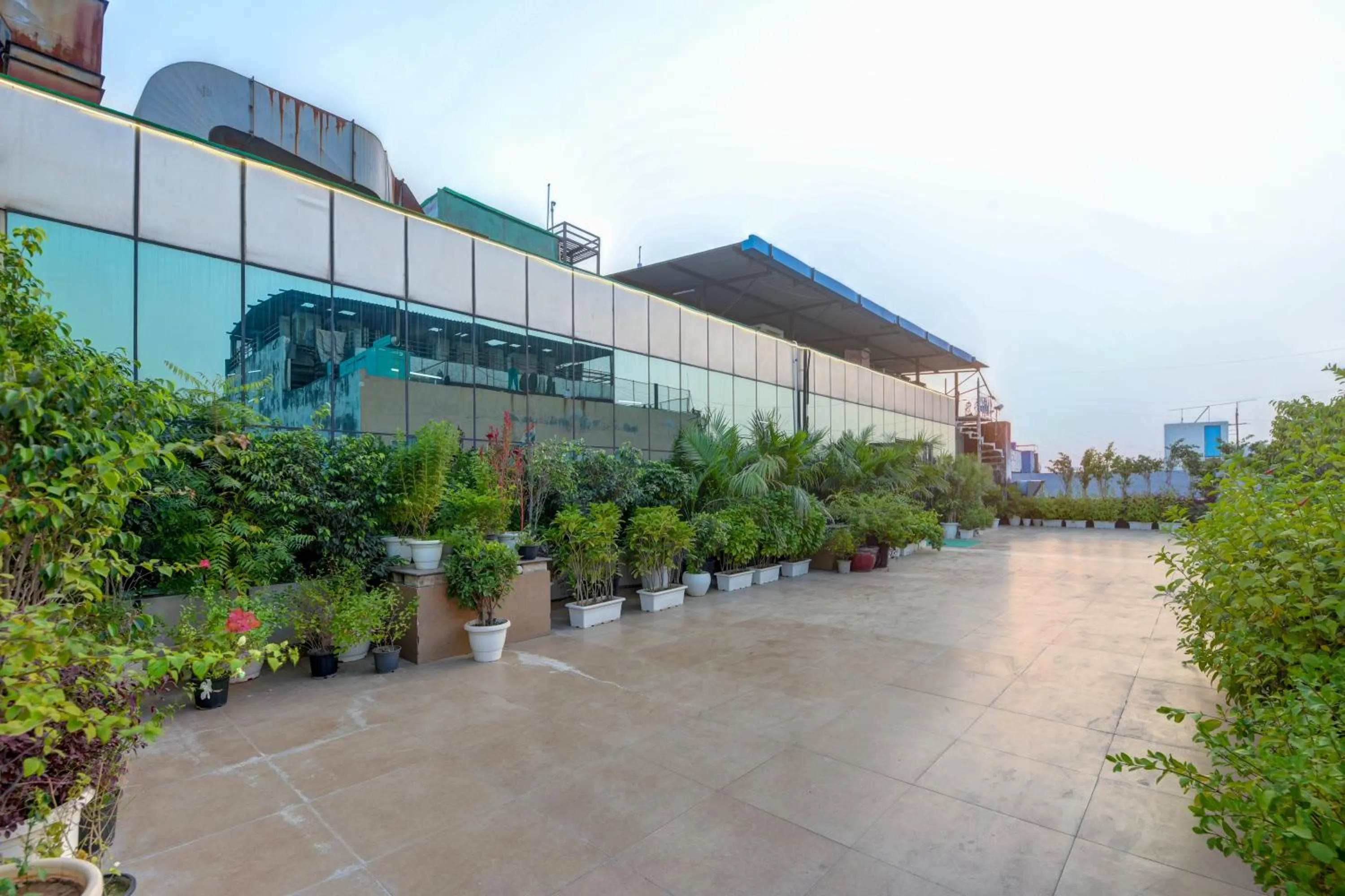 Garden view in Airport Hotel Grand