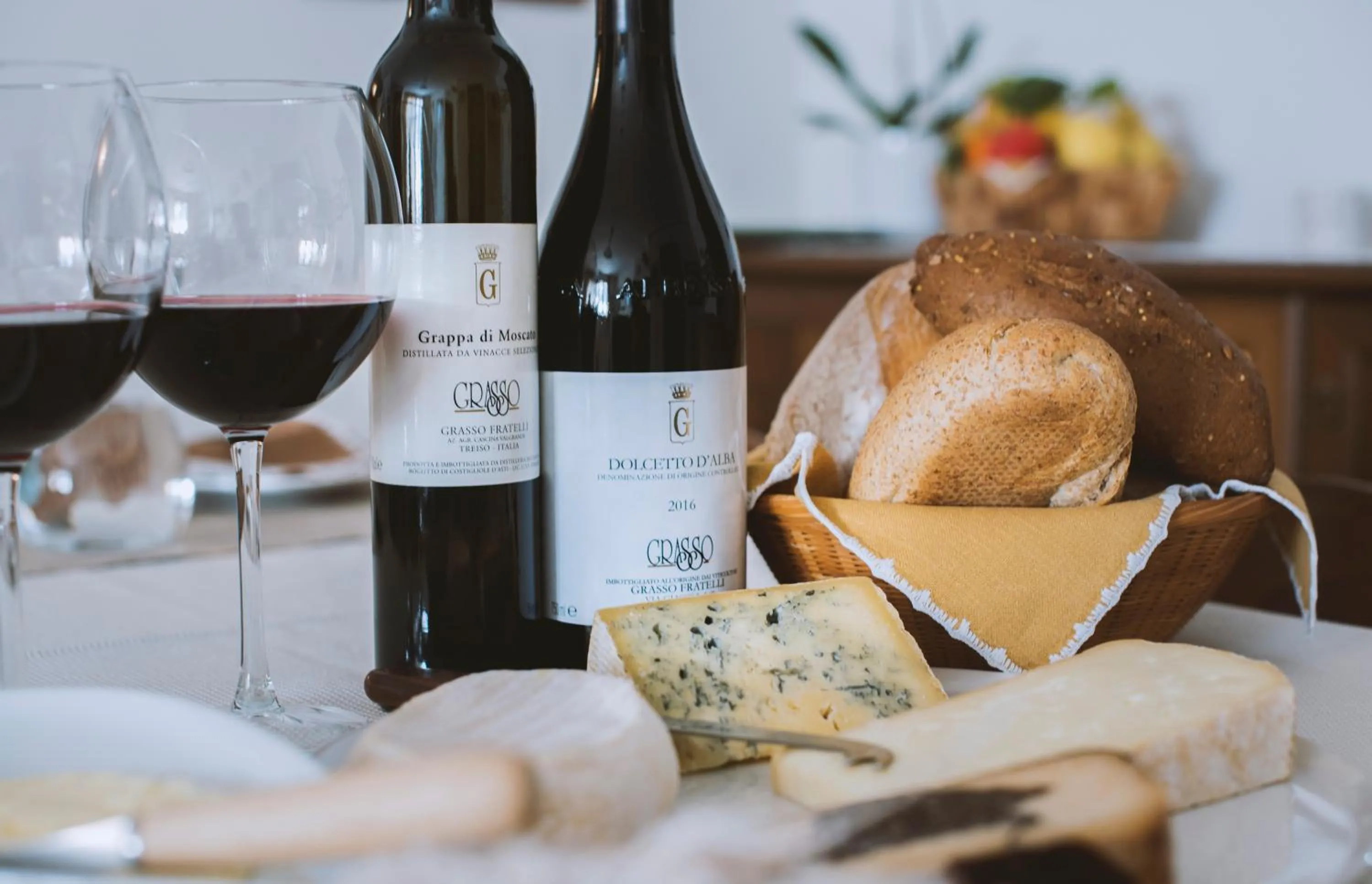 Italian breakfast in Cà 'd Langa B&B