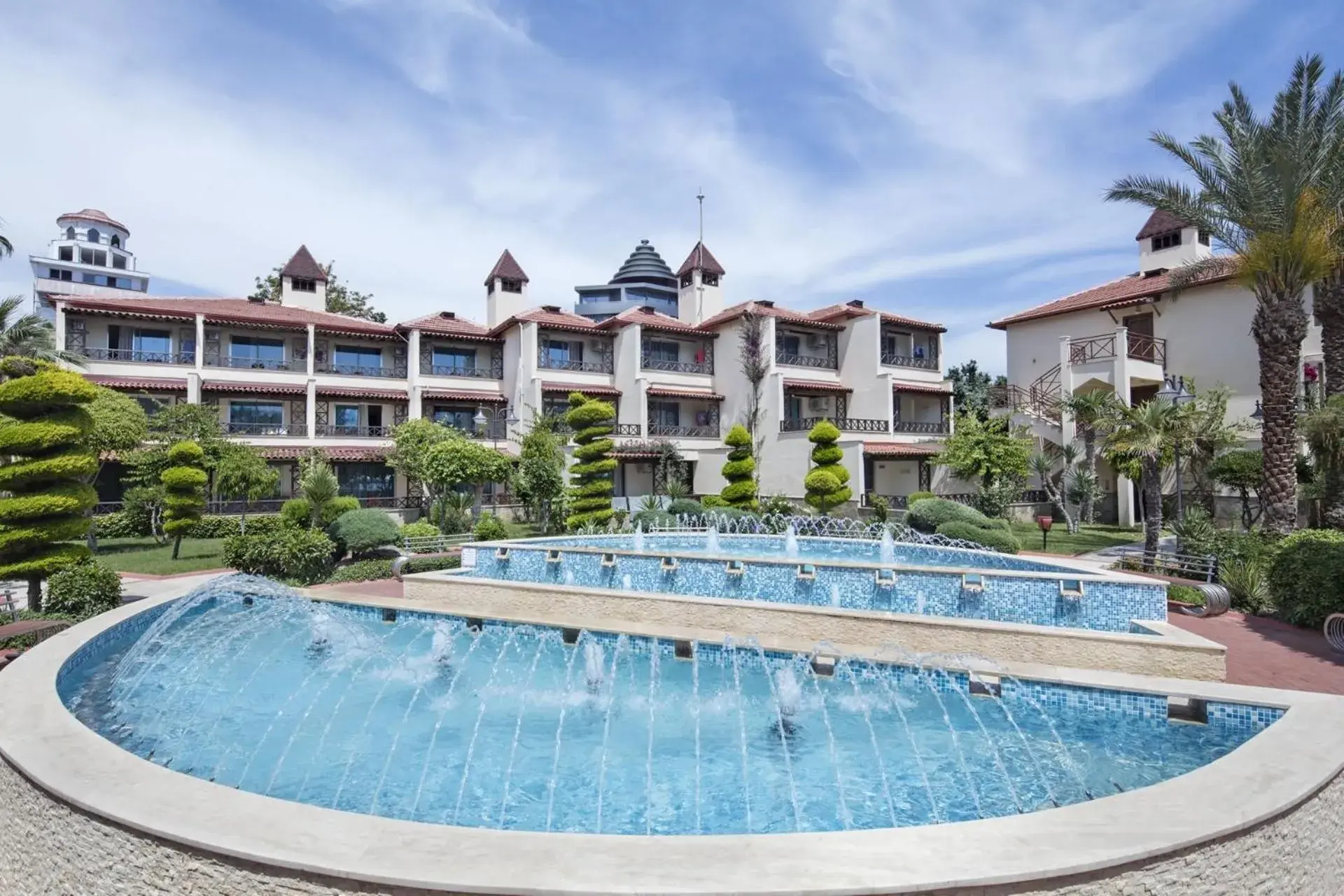 Balcony/Terrace, Swimming Pool in Saphir Hotel & Villas