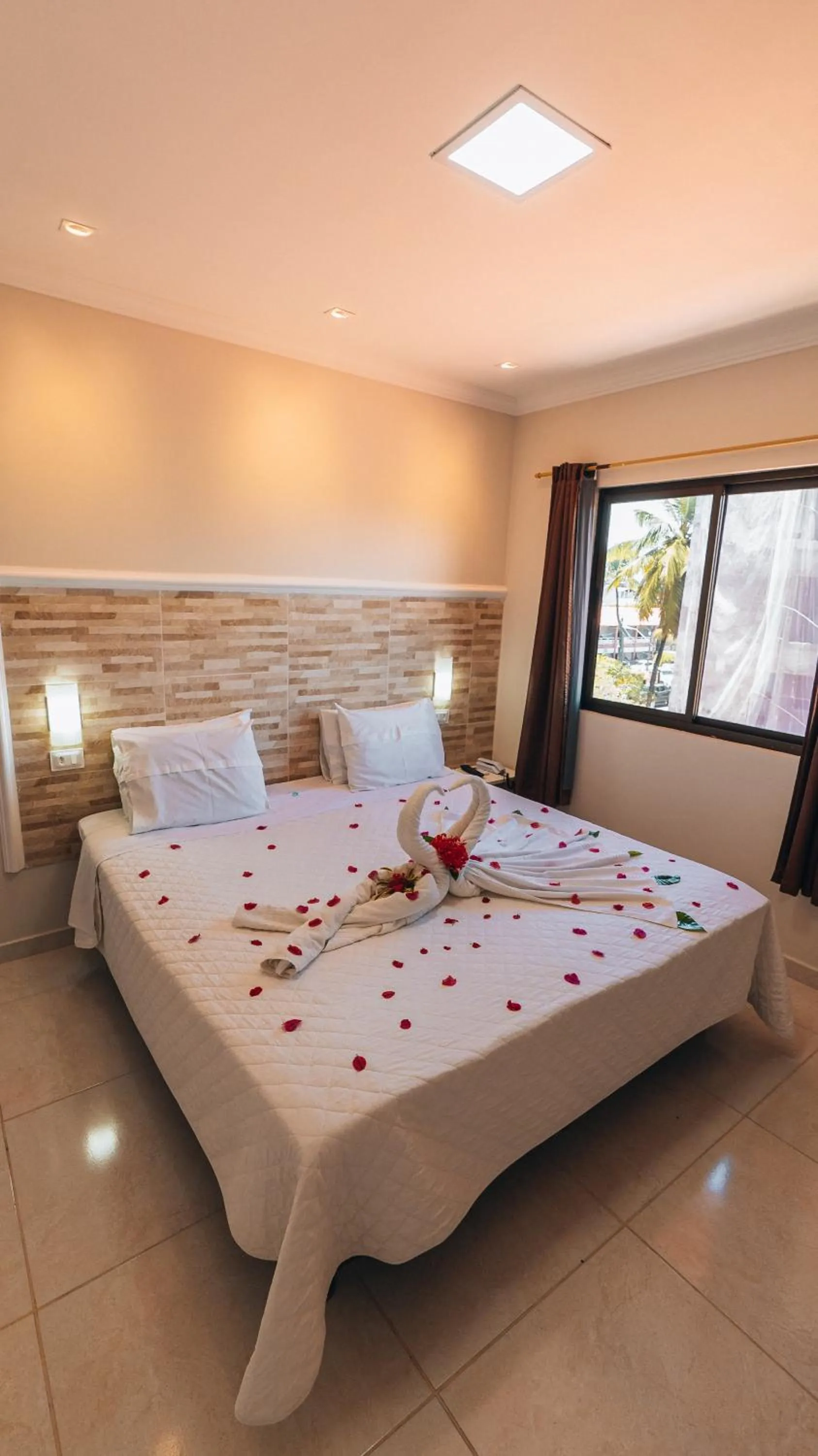 Bed in Pousada São Jorge