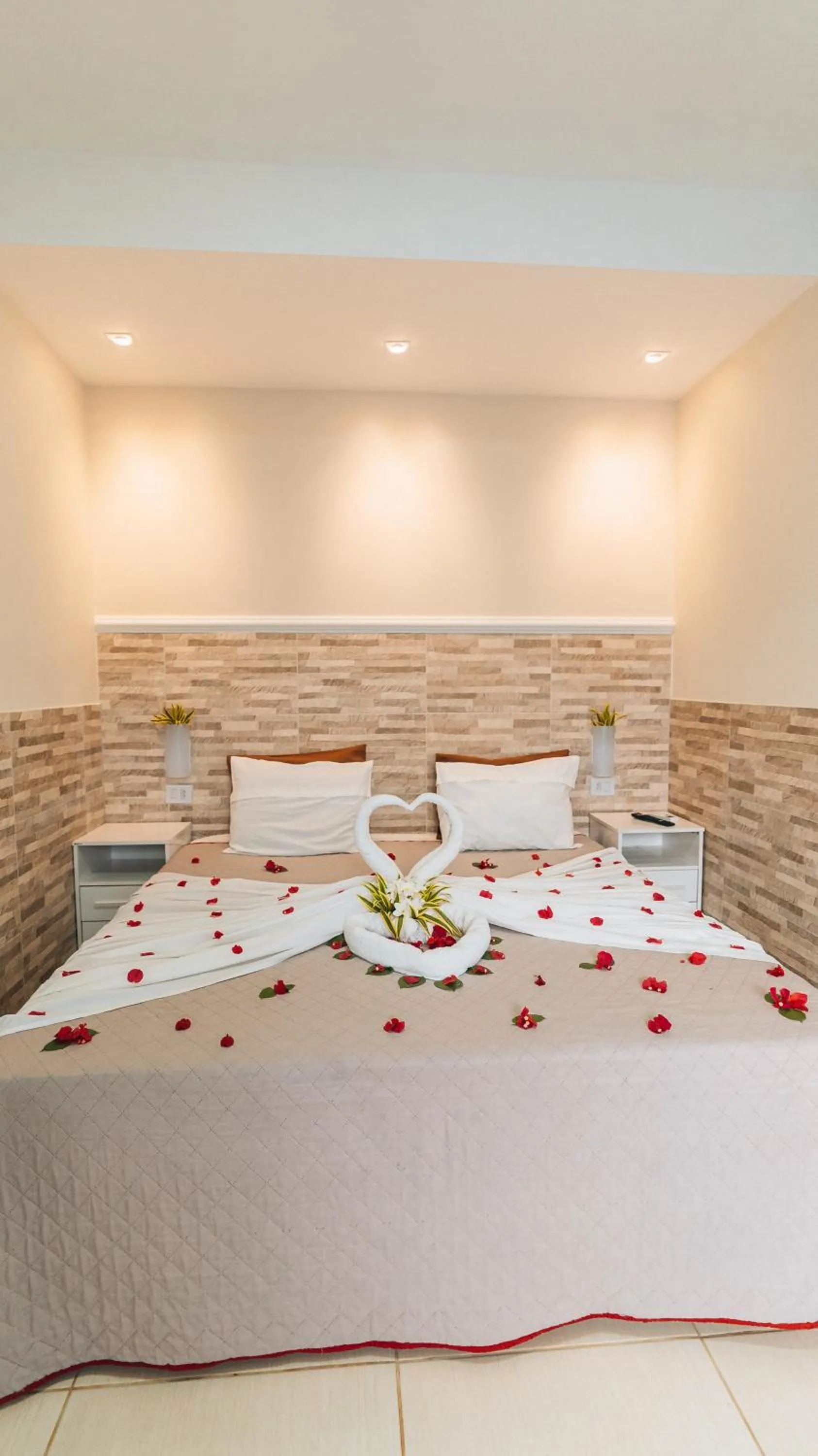 Bed in Pousada São Jorge