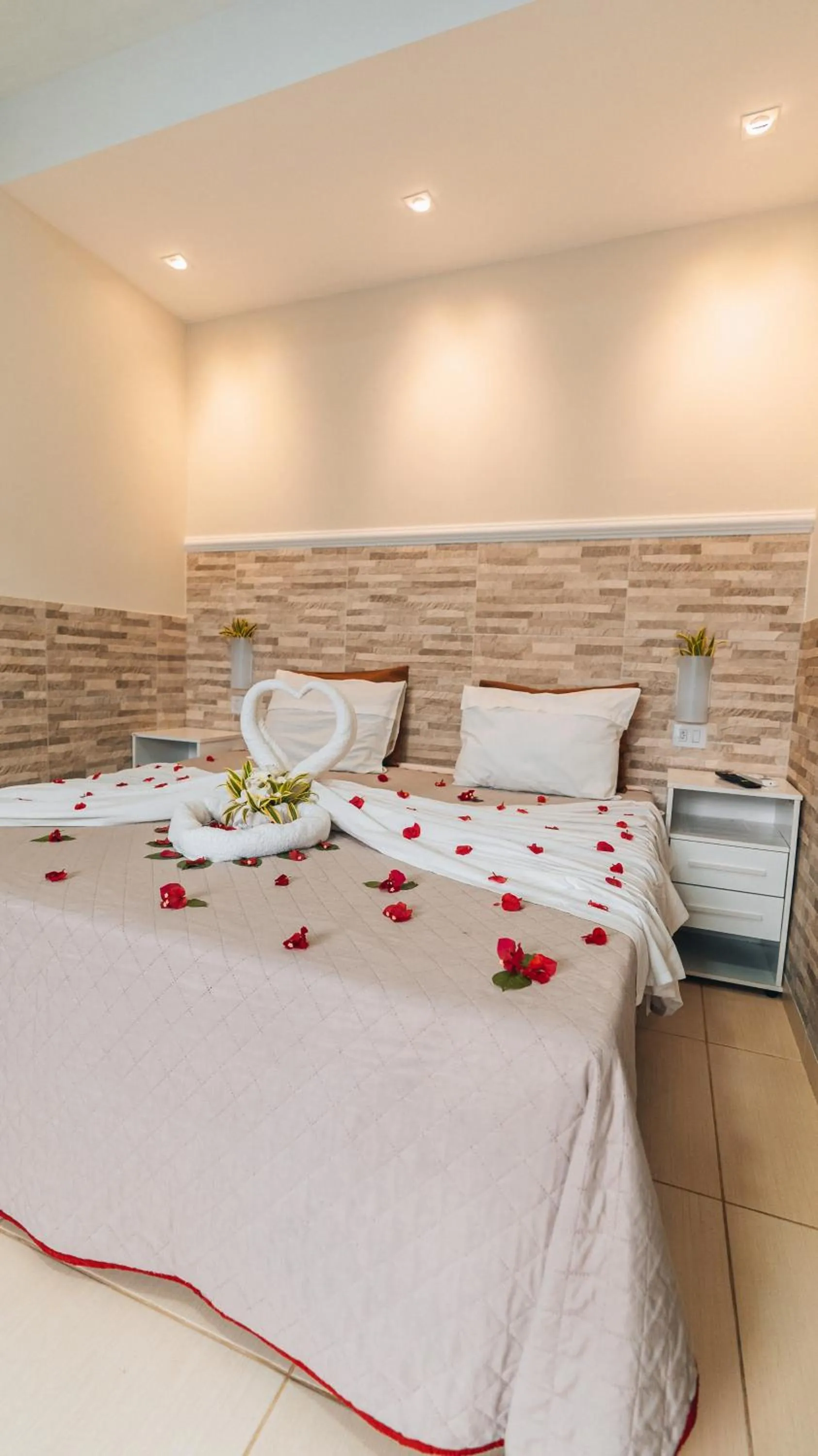 Bed in Pousada São Jorge