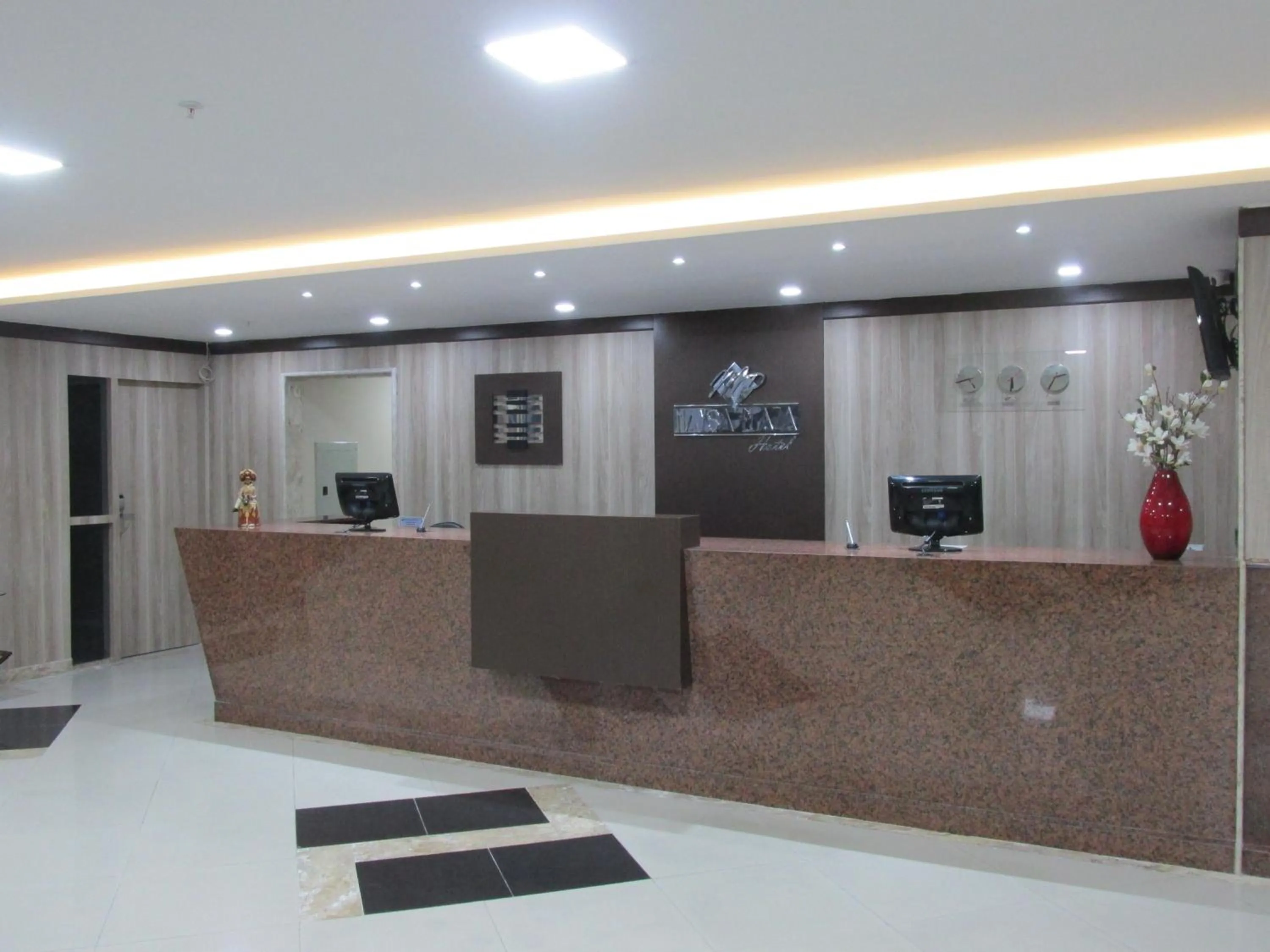Lobby or reception in Hotel Maysa Caruaru