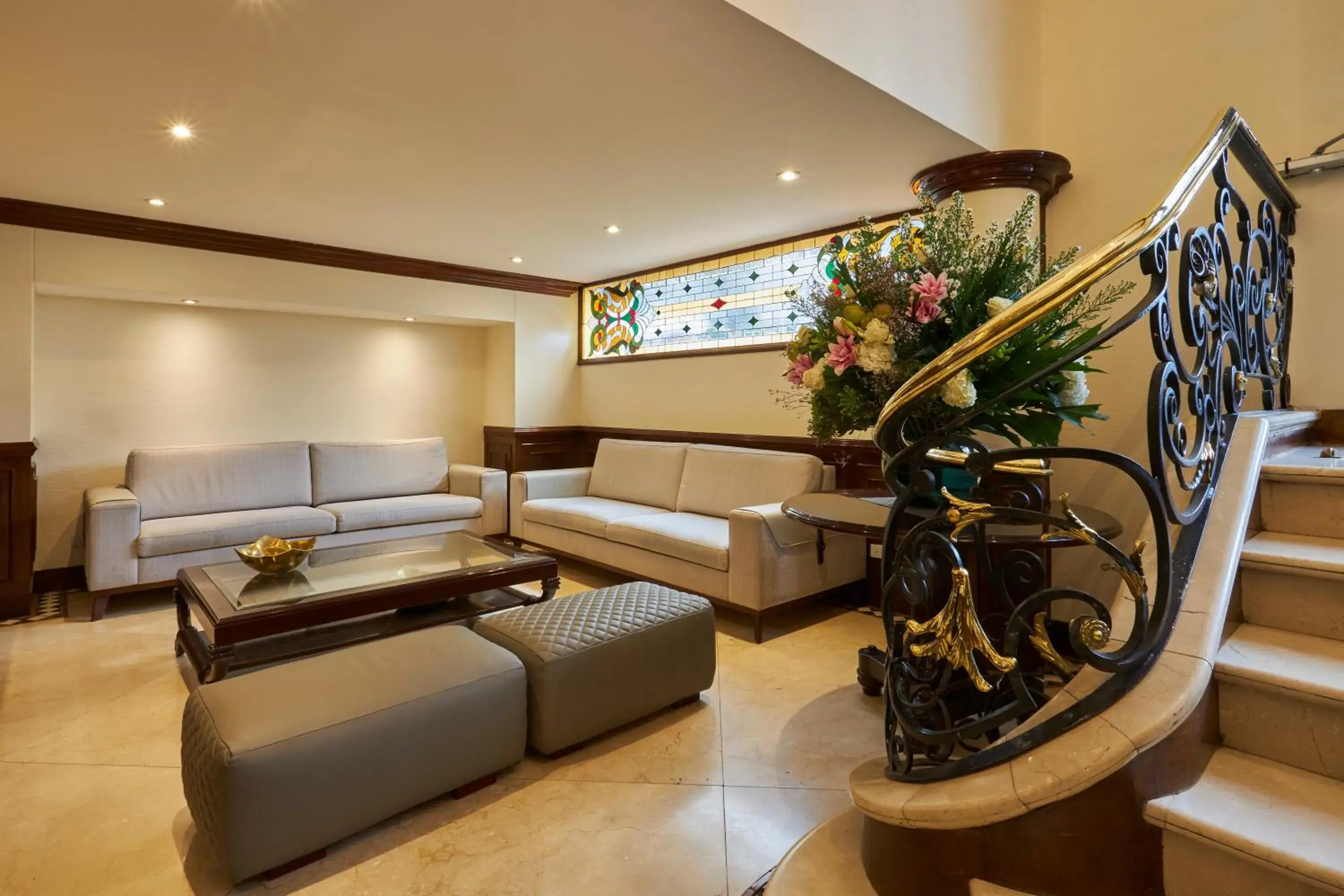 Lobby or reception in Hotel Saint Simon Lobby or reception in Hotel Saint Simon