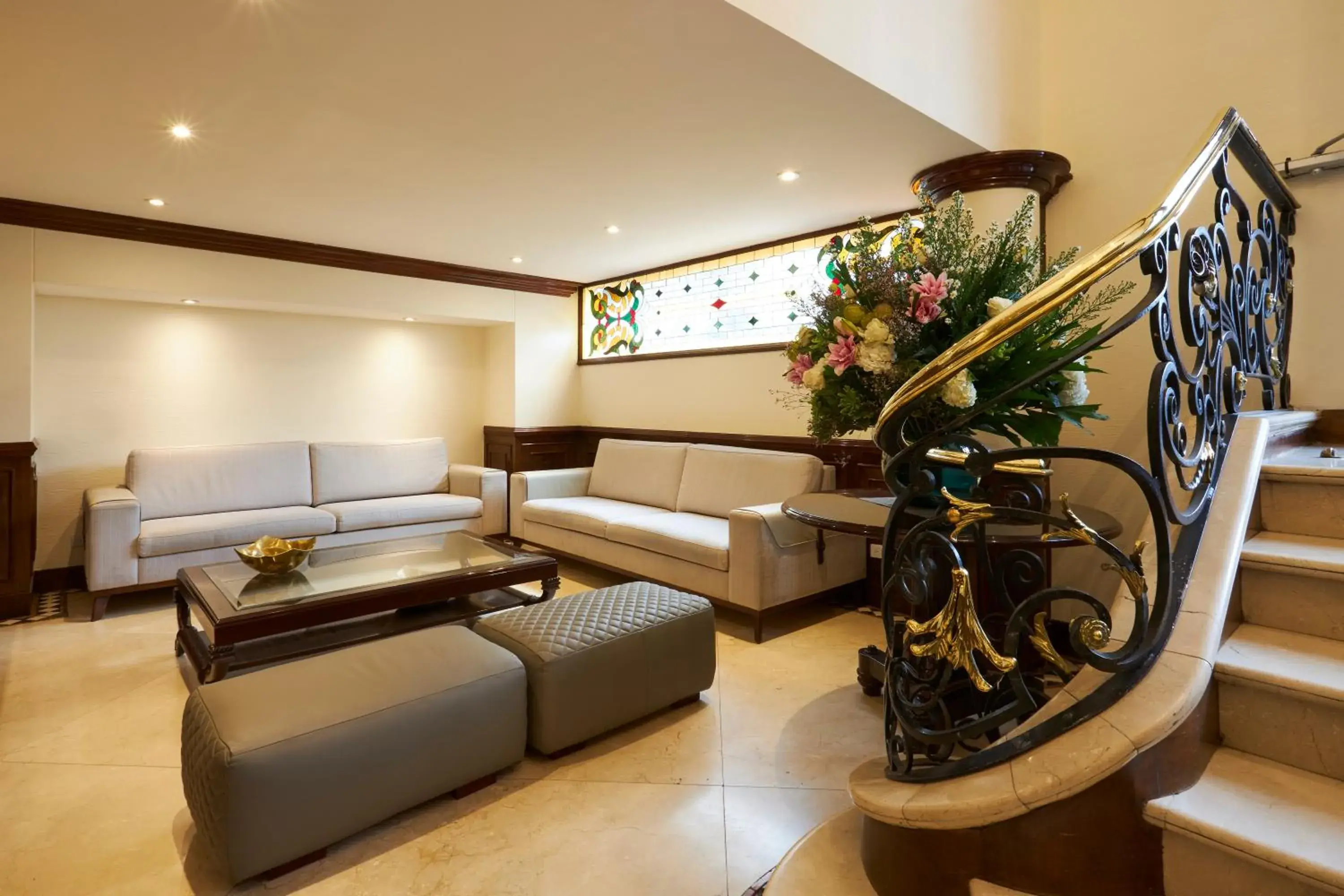 Lobby or reception in Hotel Saint Simon Lobby or reception in Hotel Saint Simon