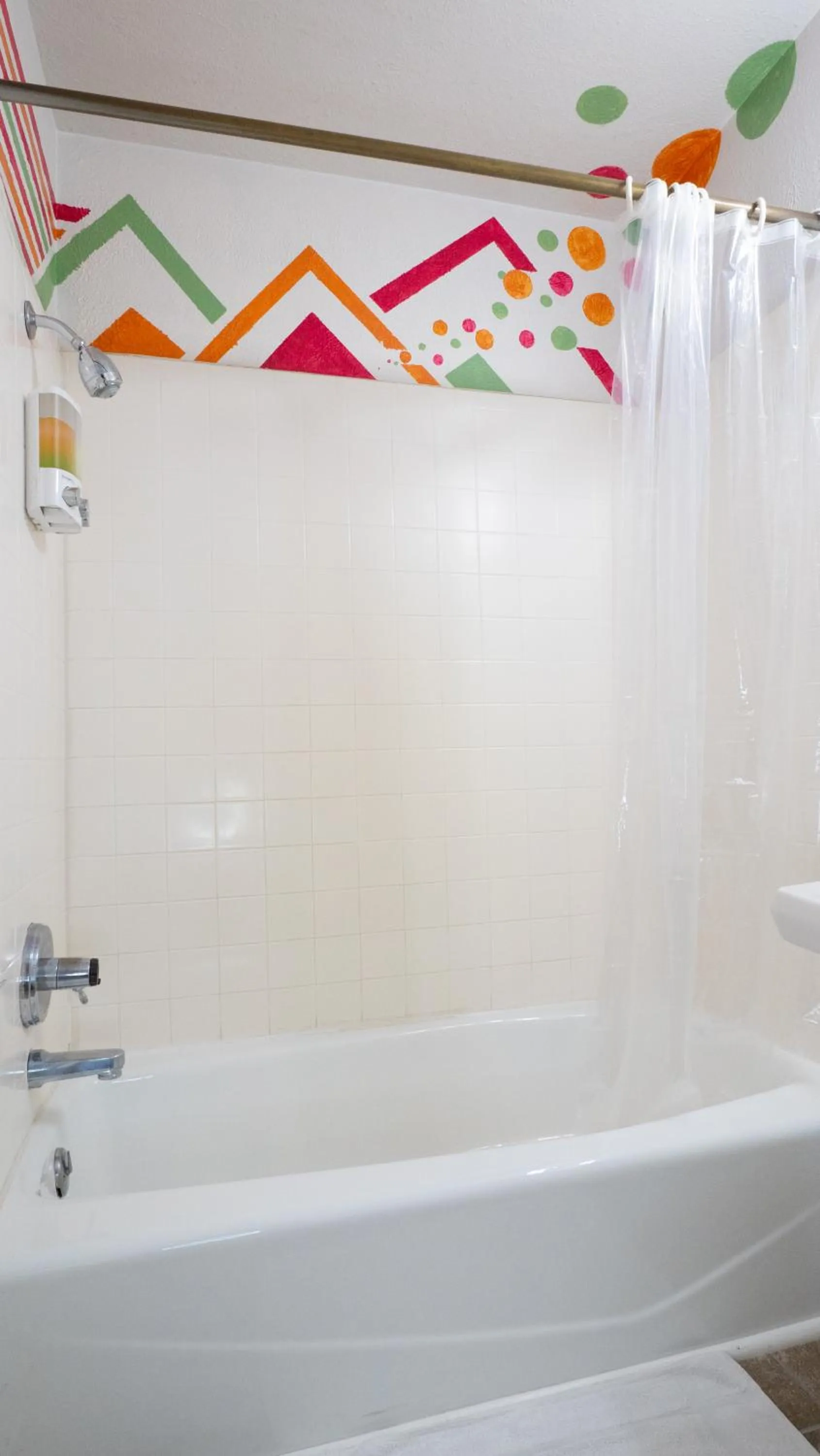 Shower in RAD Hostel