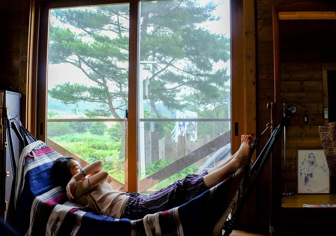 Living room in Pension Kamifuji