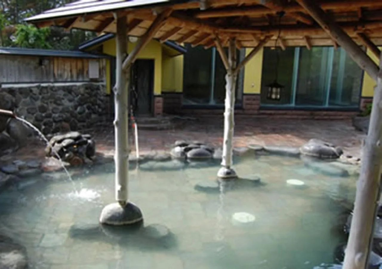 Open Air Bath in Pension Kamifuji