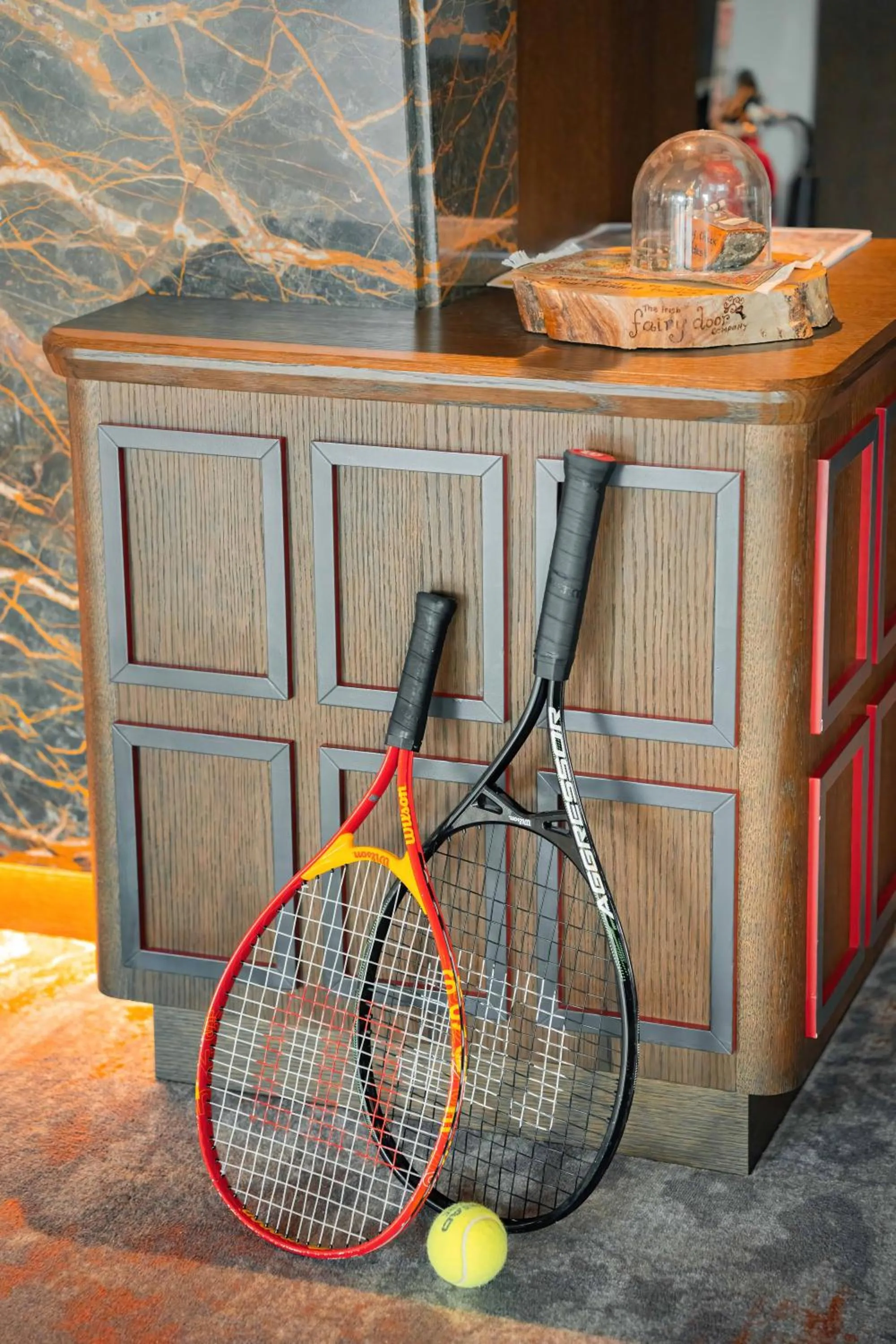 Tennis court in The Dunloe Hotel & Gardens