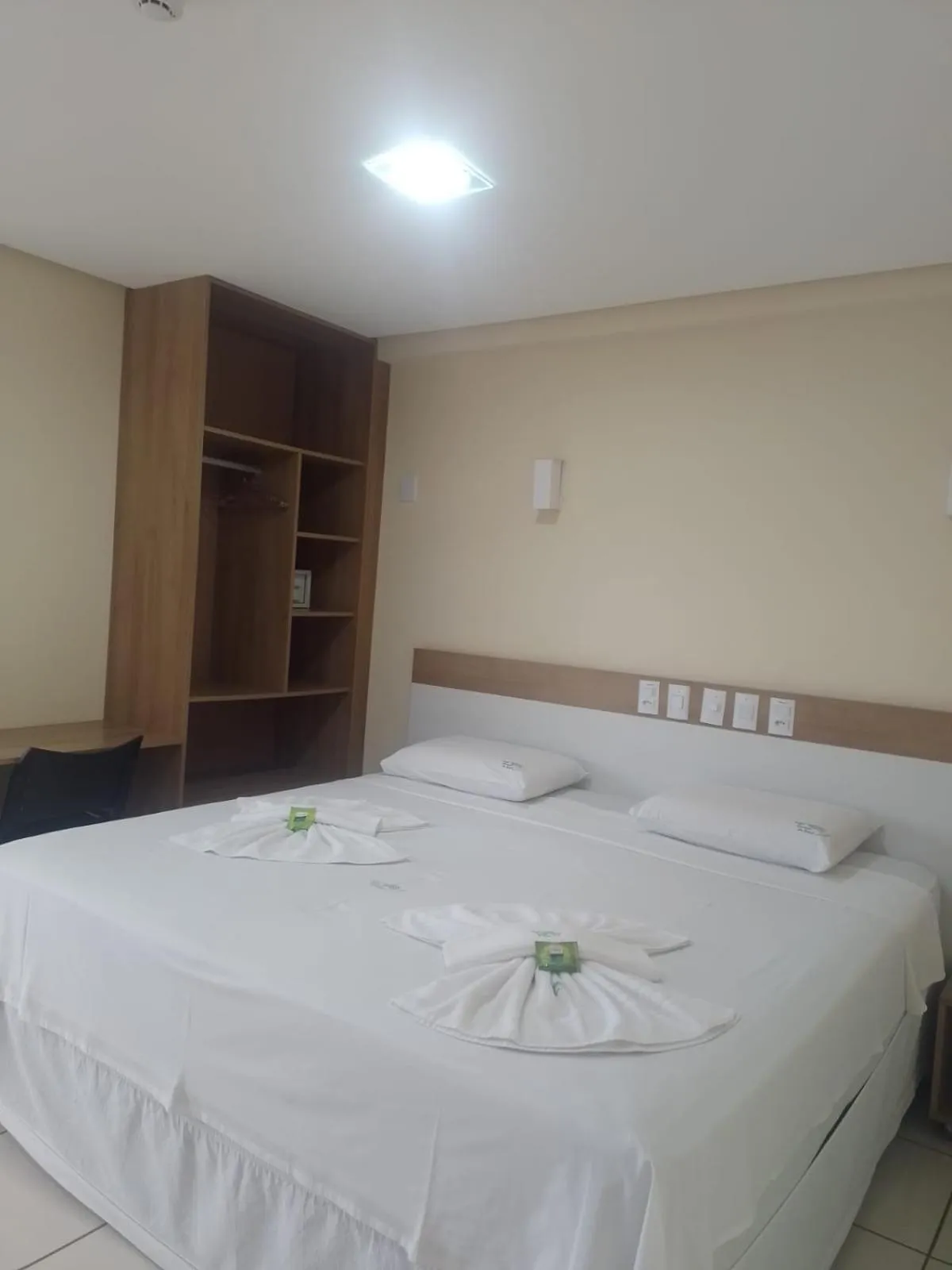 Bed in Hotel Recanto Vip