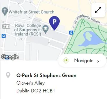 Location in Jackson Court Hotel