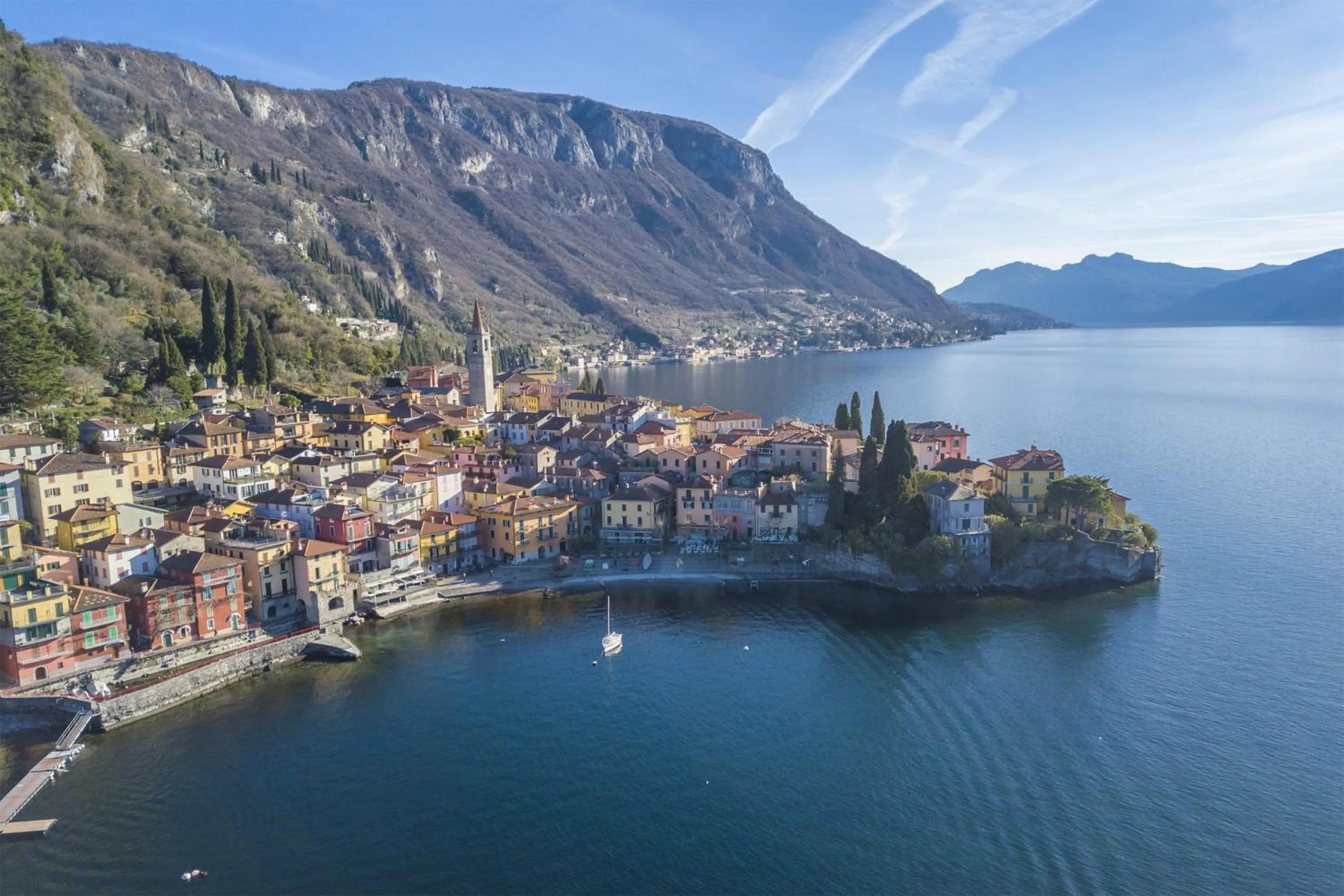 Bird's eye view in Balcone di Perledo