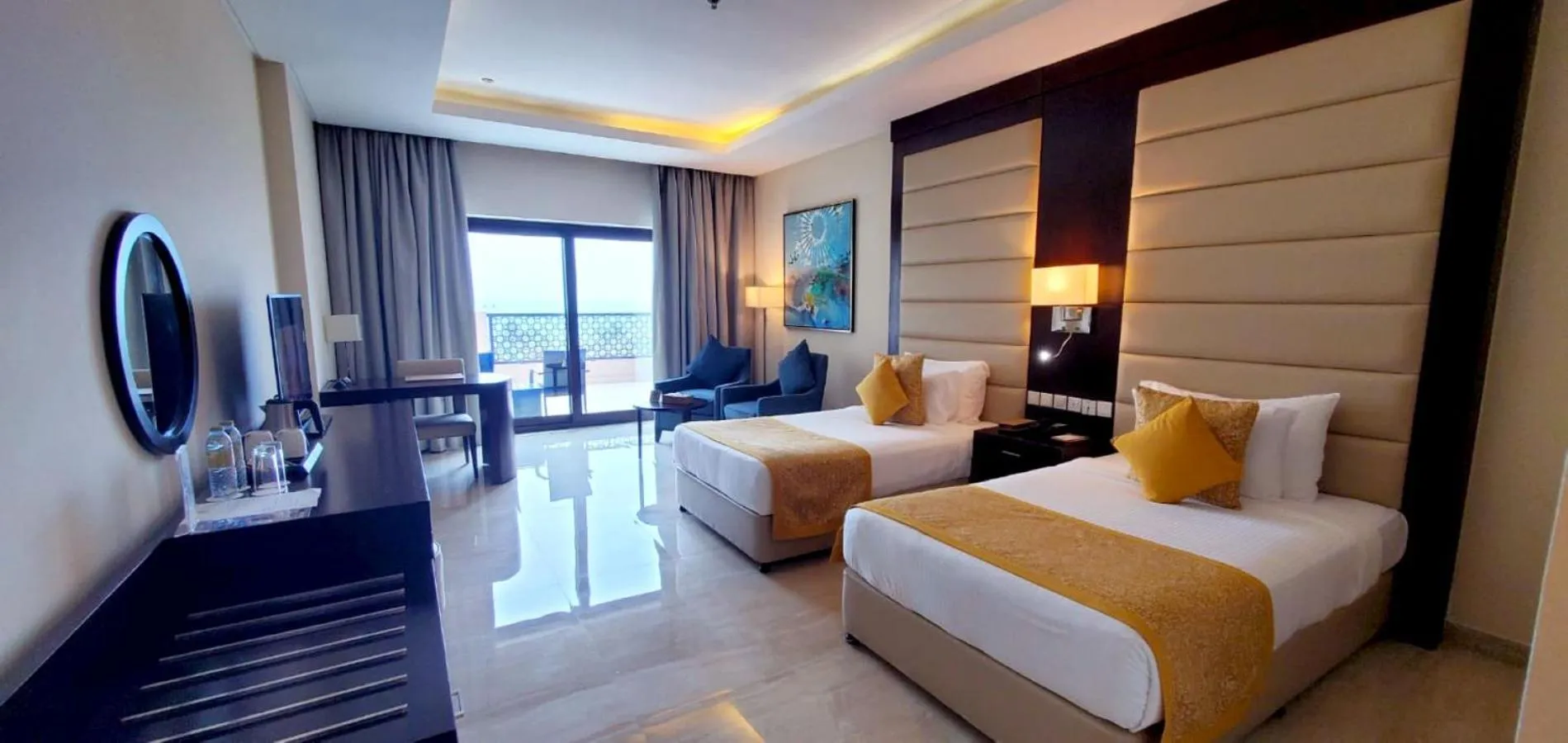 Bedroom, Bed in Al Bahar Hotel & Resort