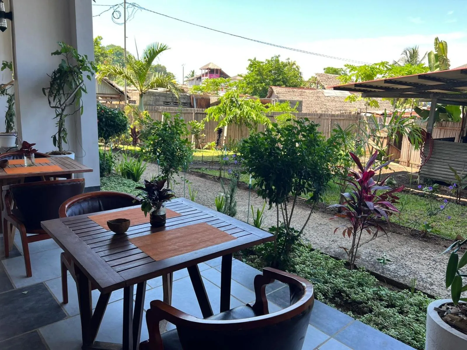 Patio in Hôtel Ambatoloaka