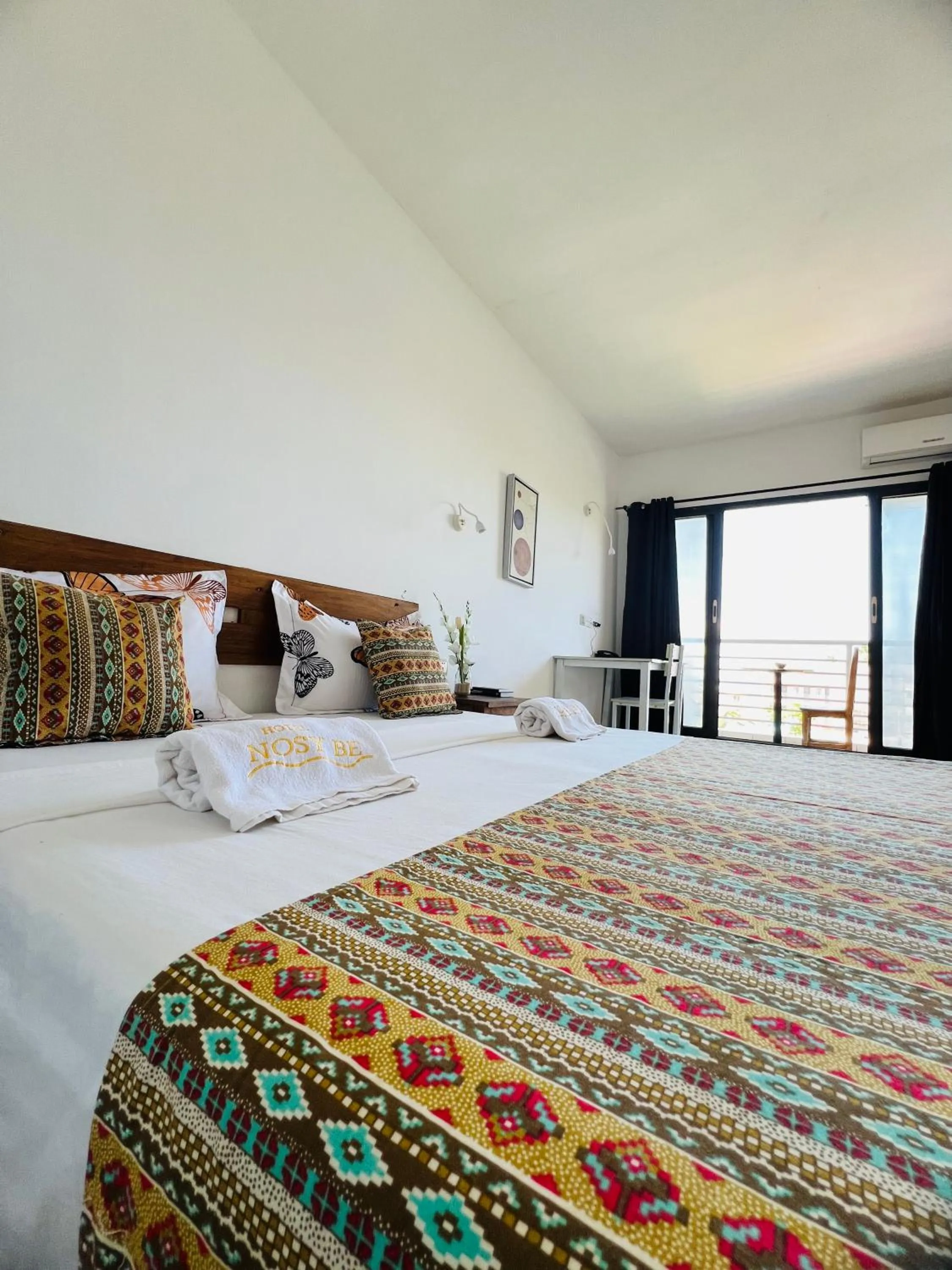 Bed in Hôtel Ambatoloaka