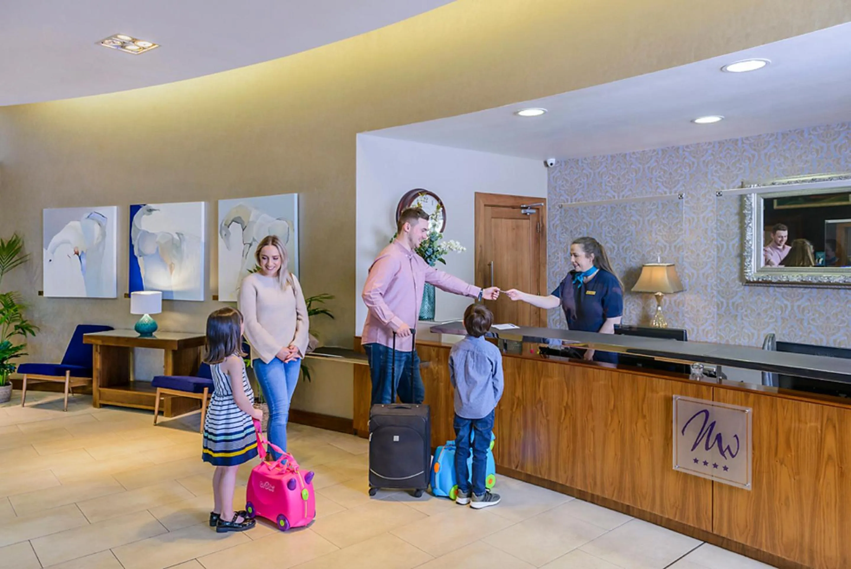 Lobby or reception in Manor West Hotel & Leisure Club