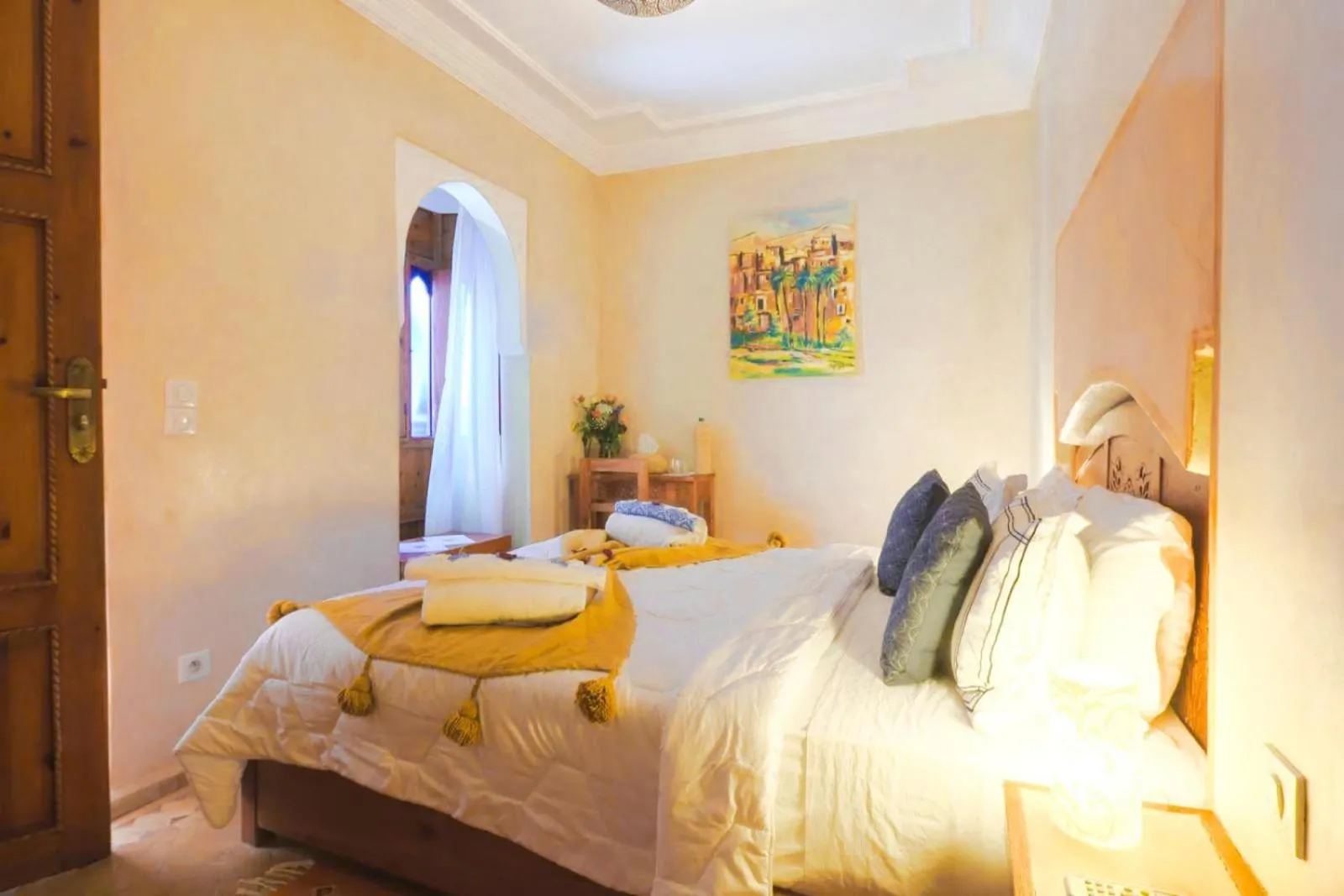 Property building, Bed in Riad Berenssi