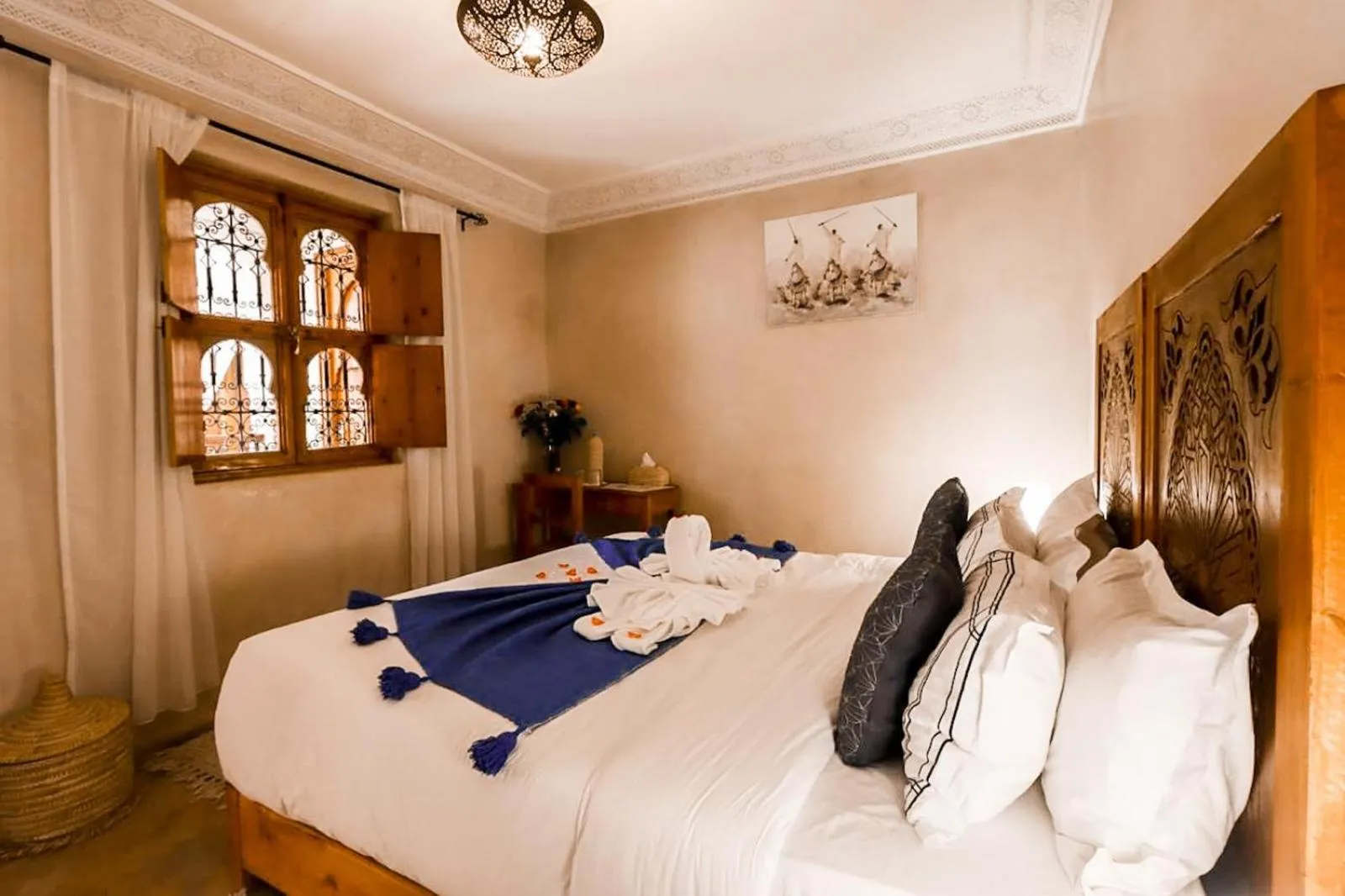 Bed in Riad Berenssi