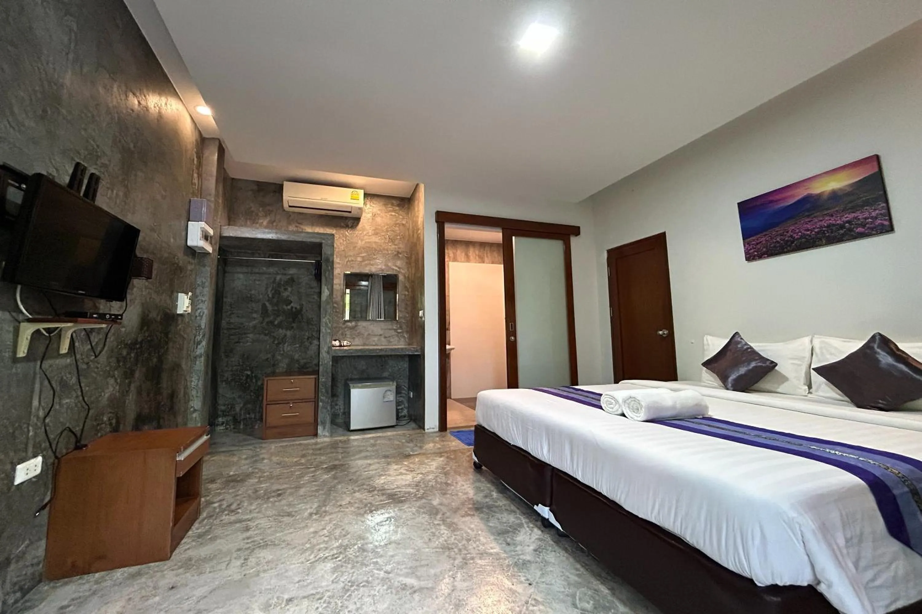 Bed in Tann Anda Resort