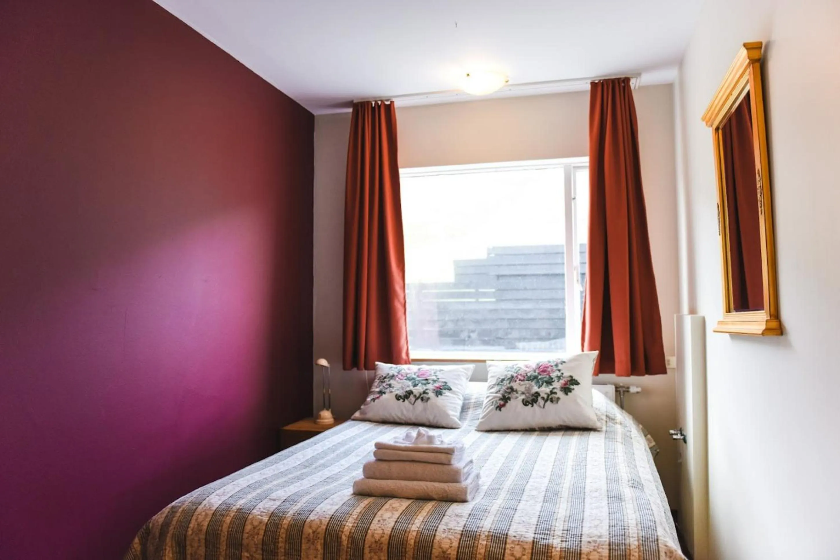 Bedroom, Bed in Hotel Latrabjarg