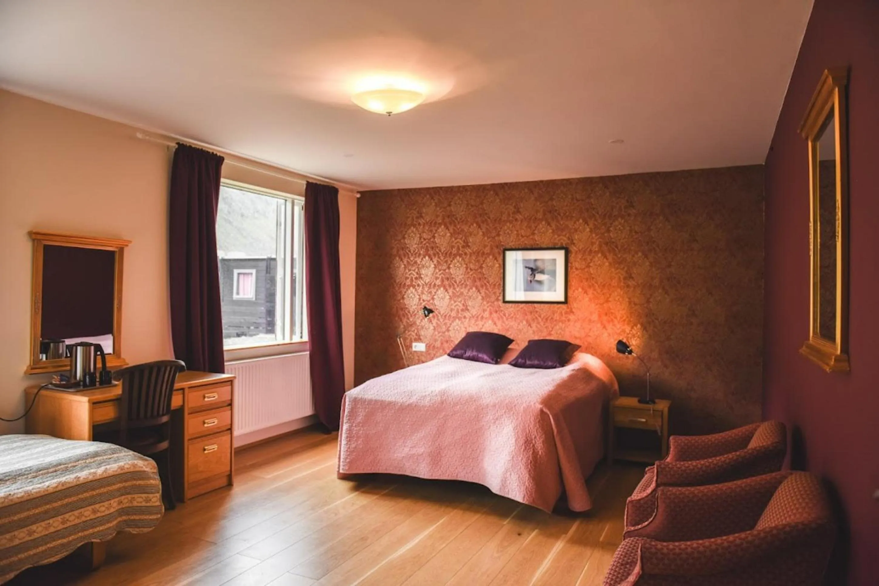 Photo of the whole room, Bed in Hotel Latrabjarg